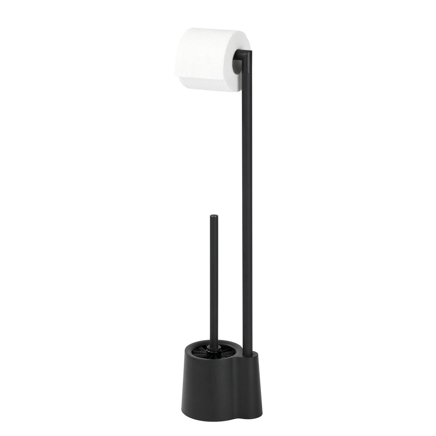 Toilet Brush Set Avola Polypropylene Stainless Steel Matt Black