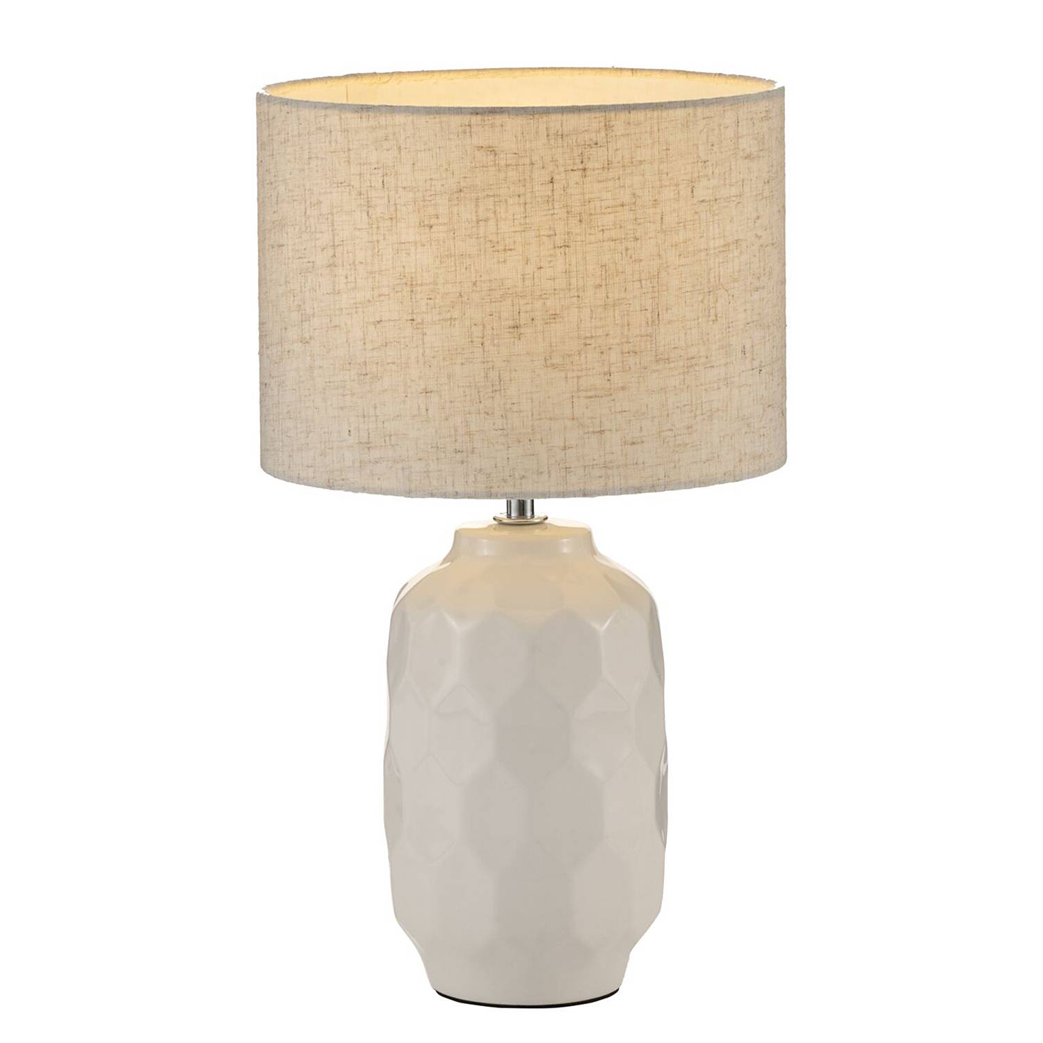 Charming Sparkle Tischleuchte Keramik Beige 1-flammig