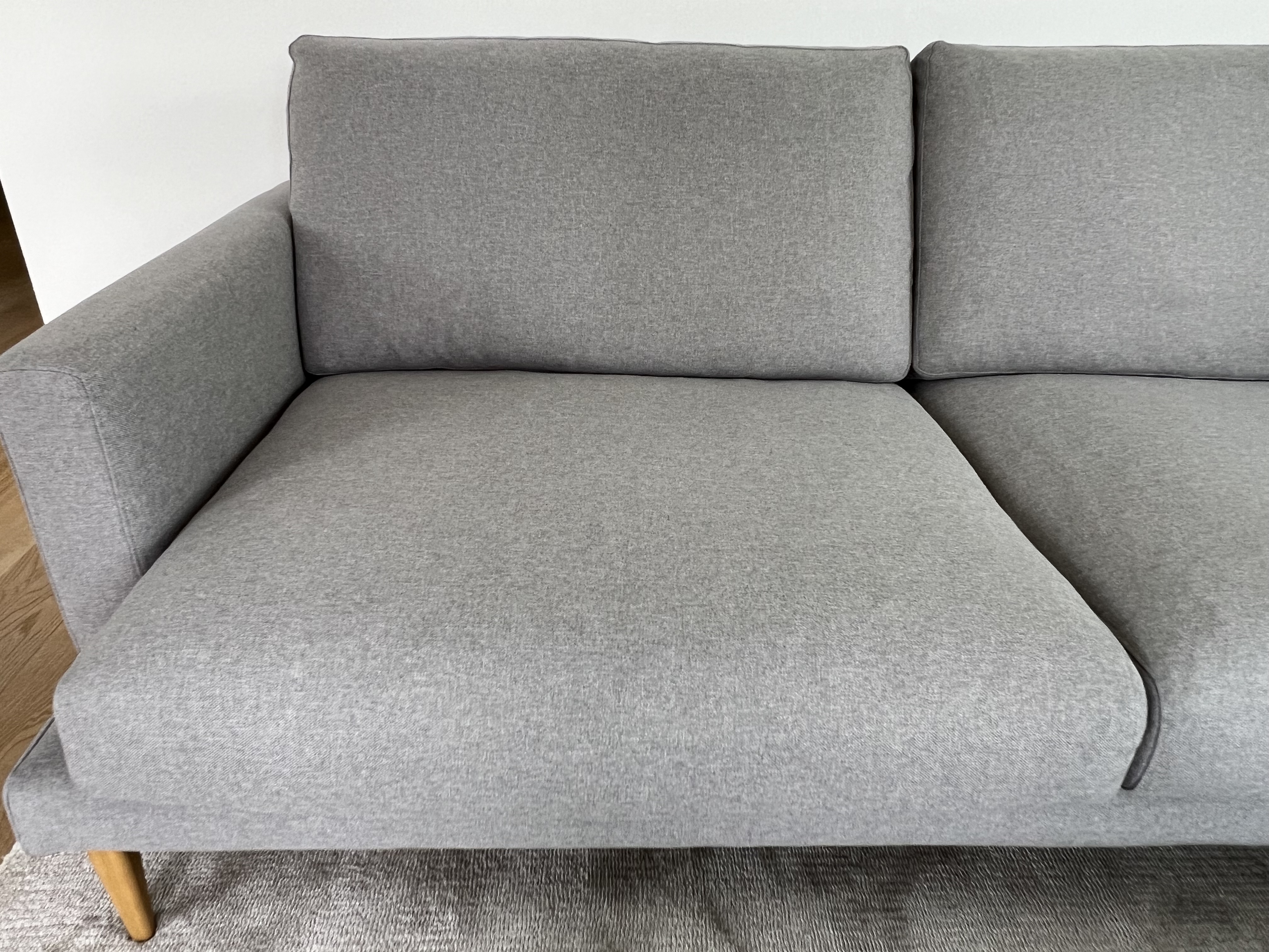 Veneda Sofa 3,5-Sitzer Récamiere Rechts Grau