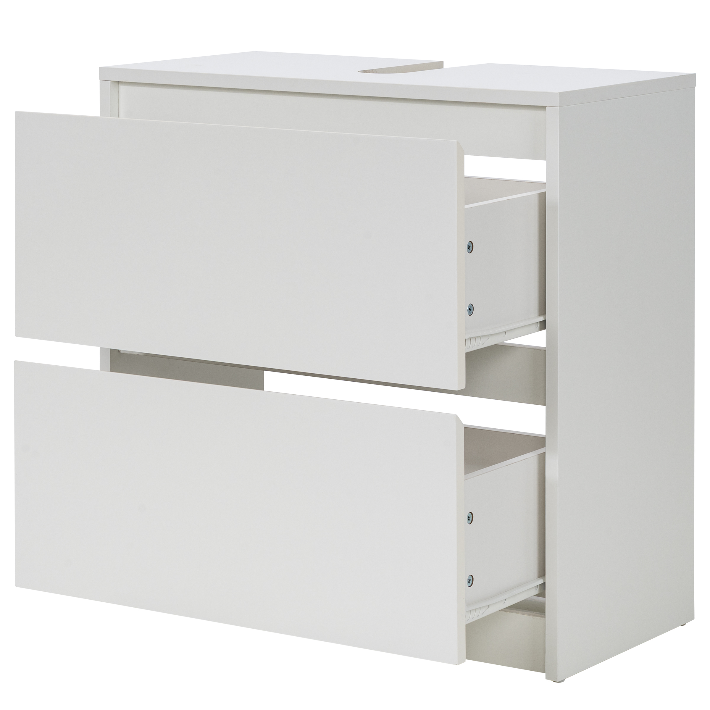 Gergov Waschbeckenunterschrank Weiß