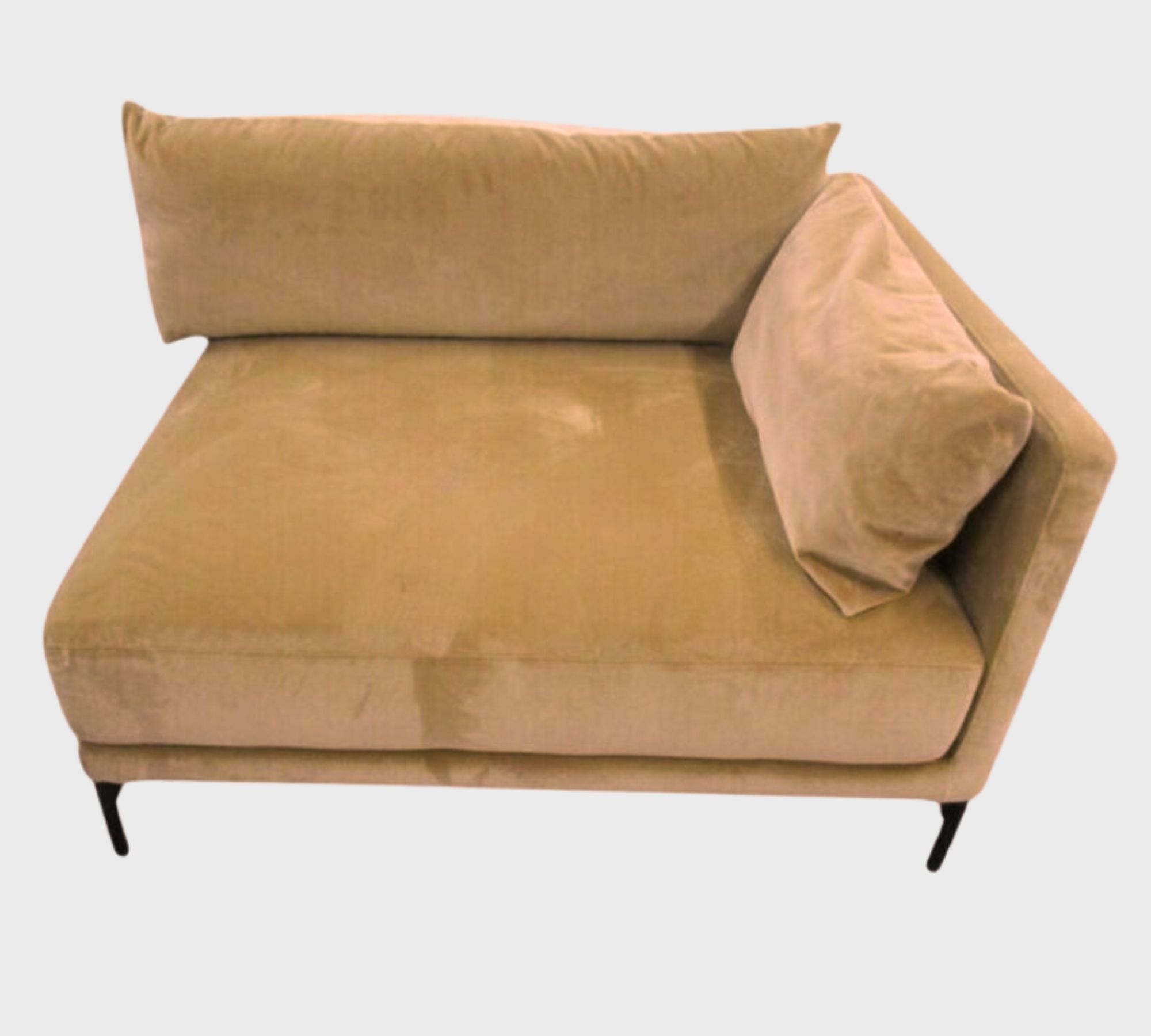 Vincent 1-Sitzer Modul Rechts Velour Matt Beige