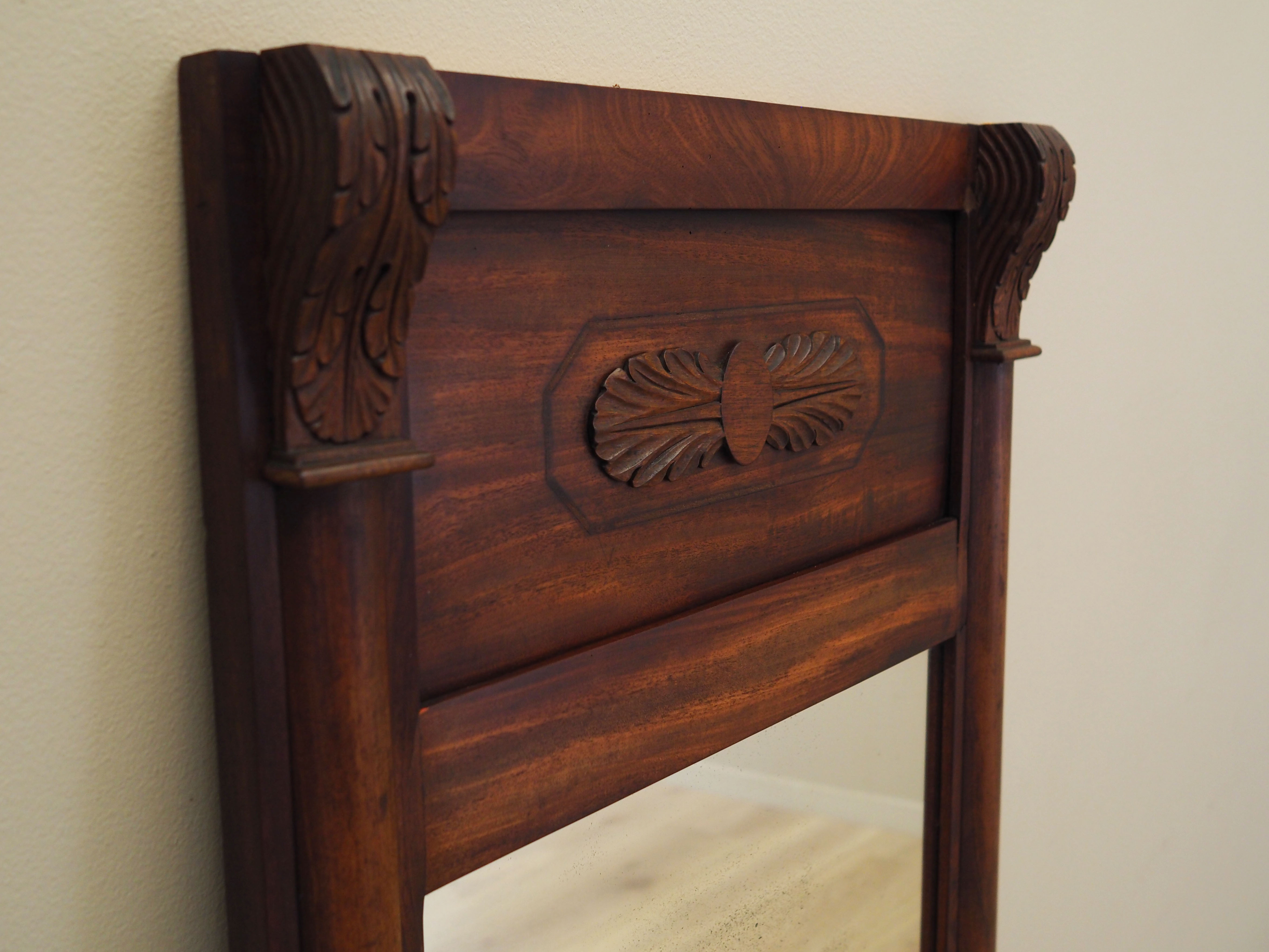 Mirror with wooden frame 1970s