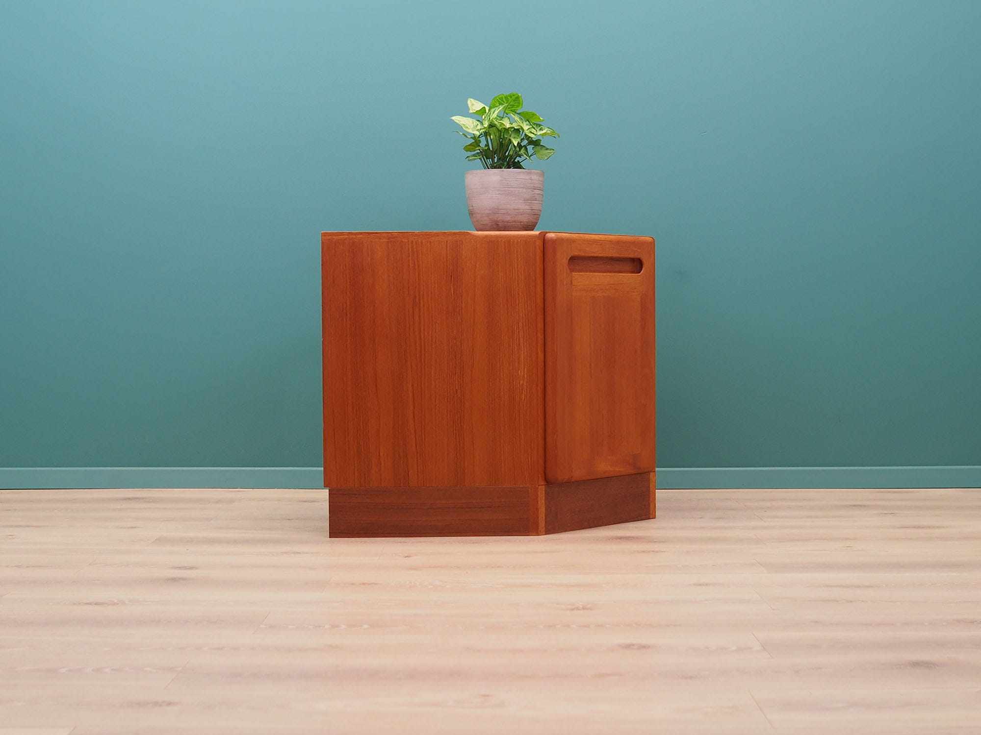 Vintage Schrank Teakholz Braun 1970er Jahre