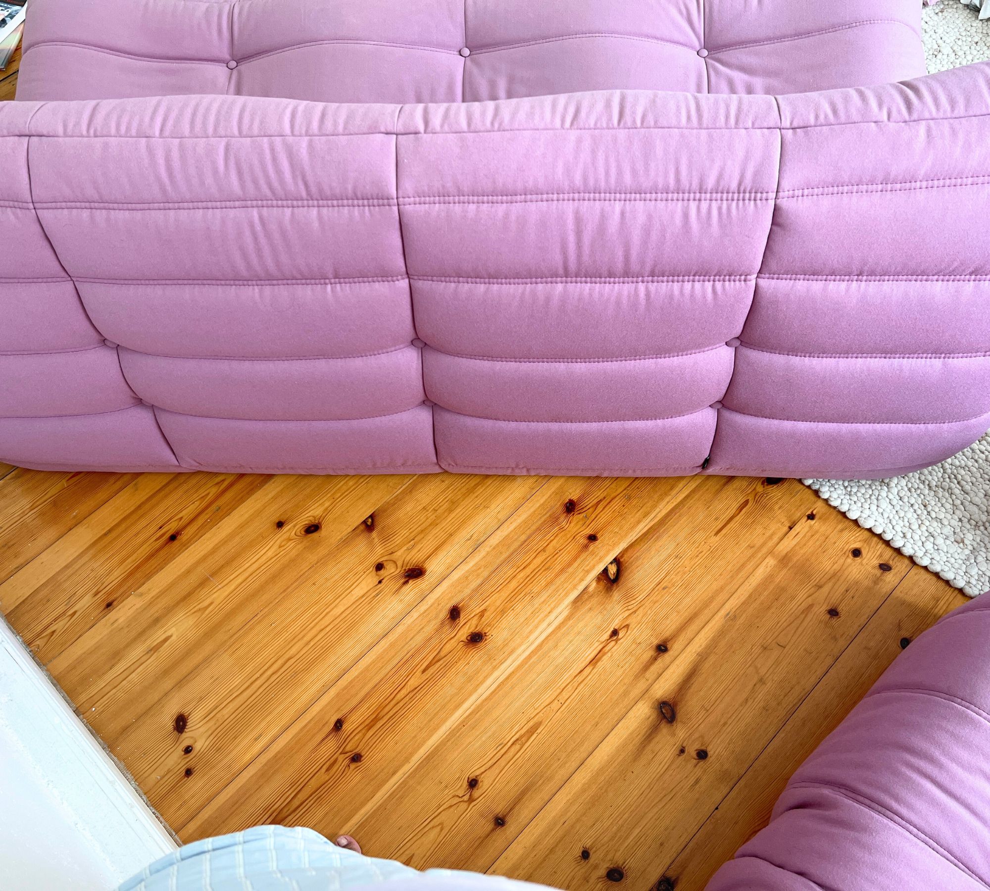 Togo Sofa 3-Teilig Ligne Roset Rosa