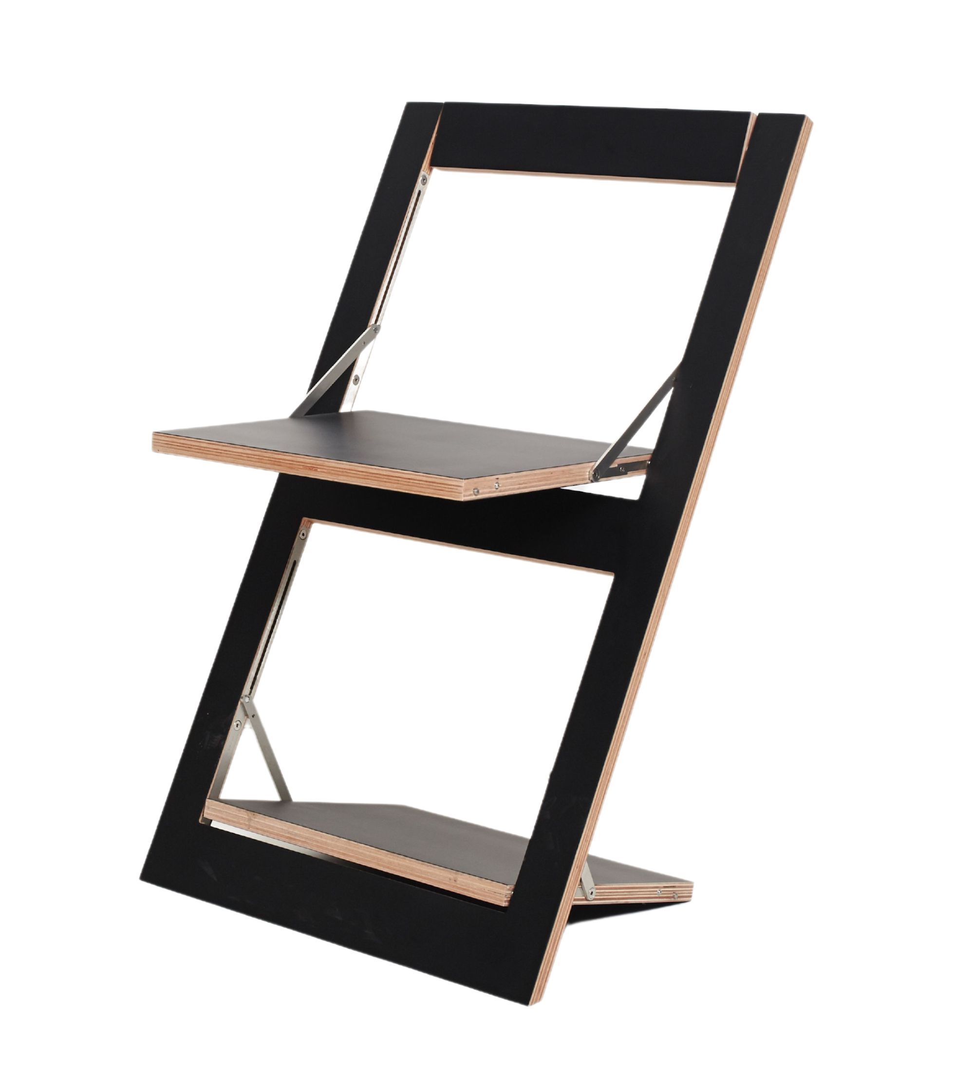 Fläpps Folding Chair Wood Black