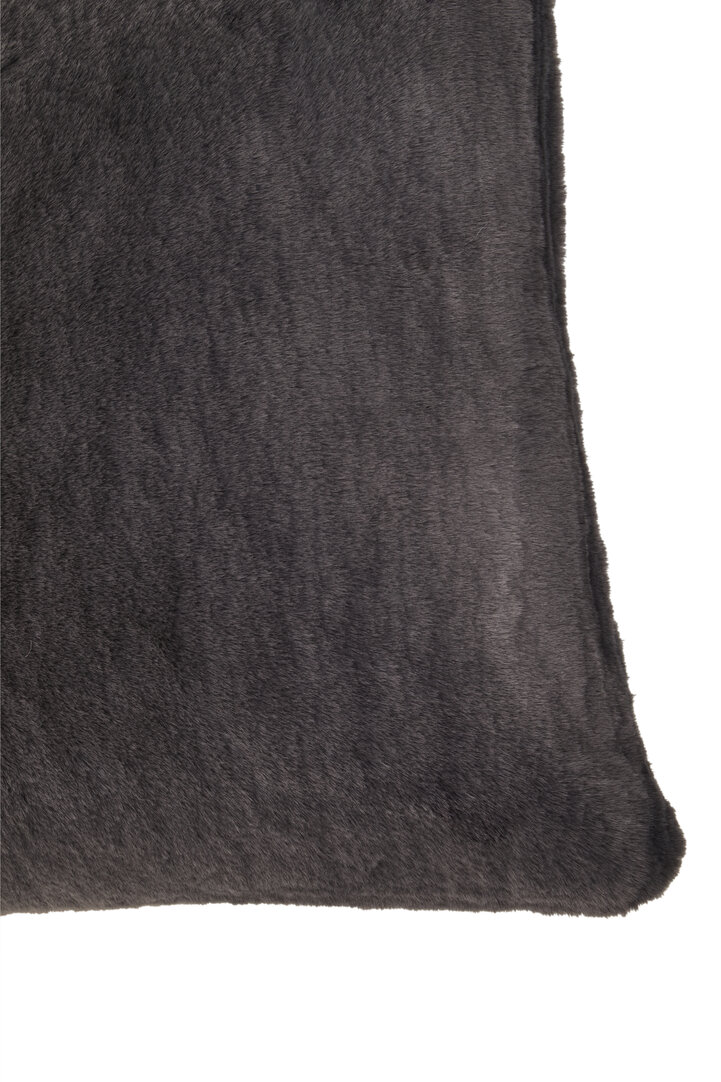 Bosie Lamina Grey Square Fur Pillow