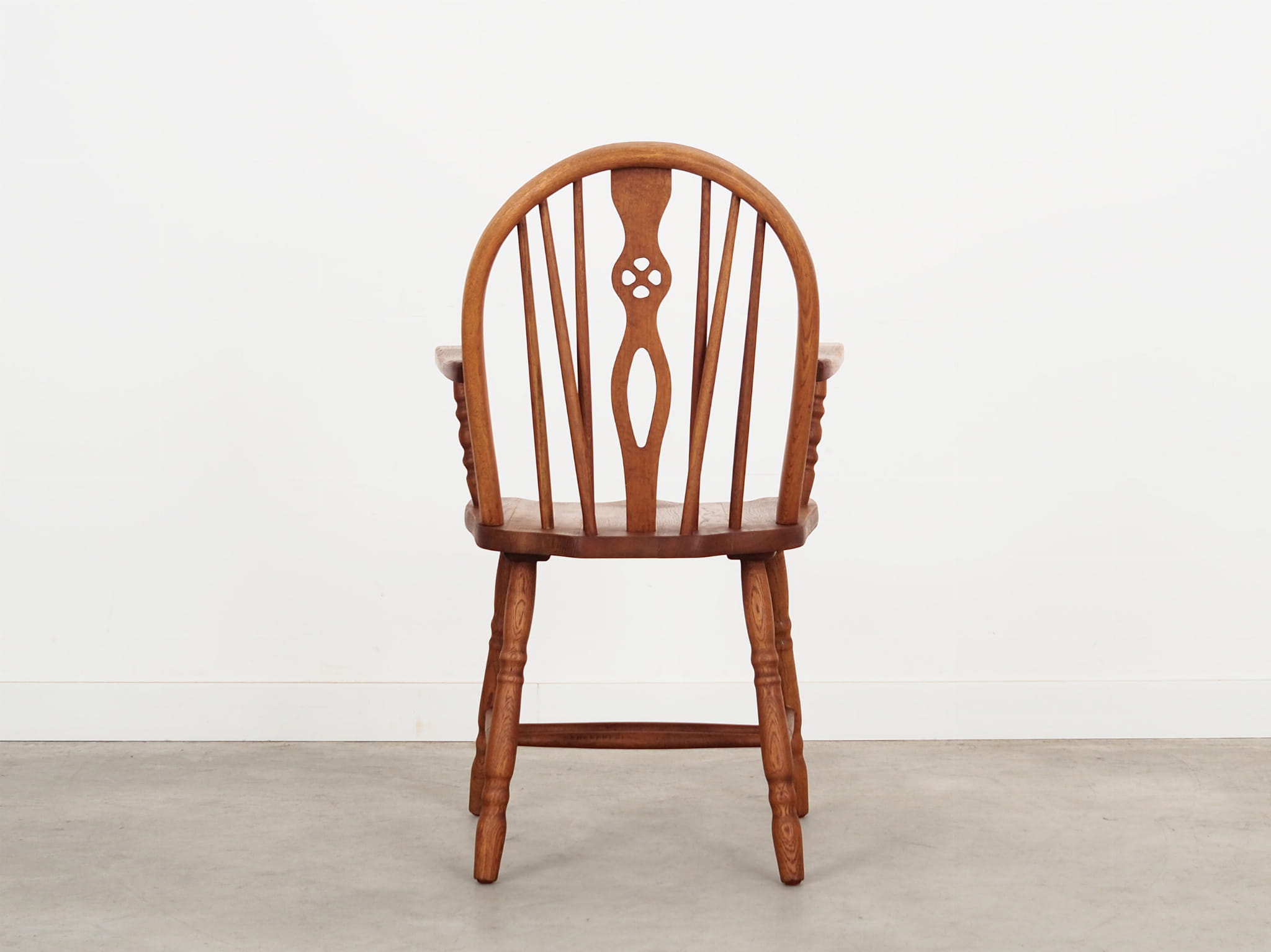 Vintage Armchair Oak Wood Brown 1960s