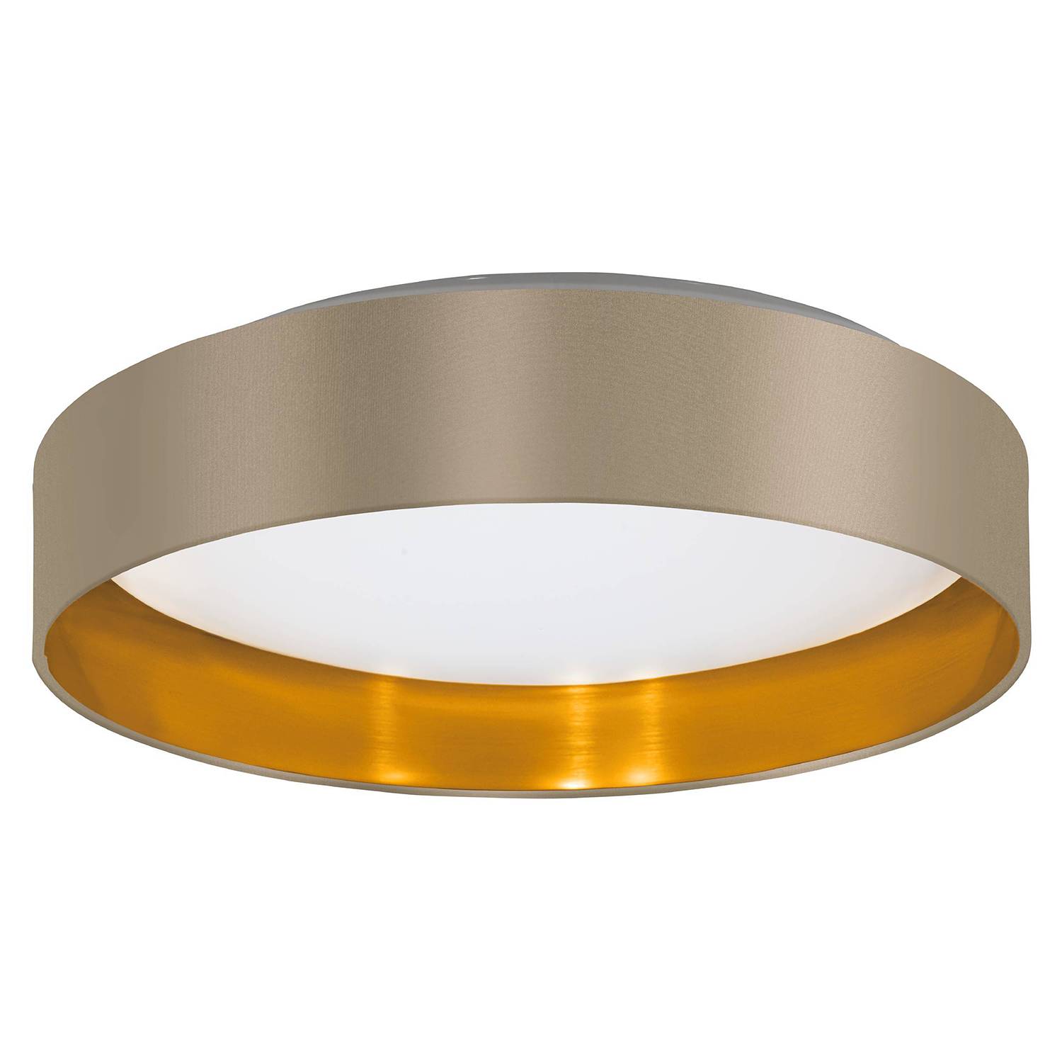 LED-Deckenleuchte Maserlo III Gold
