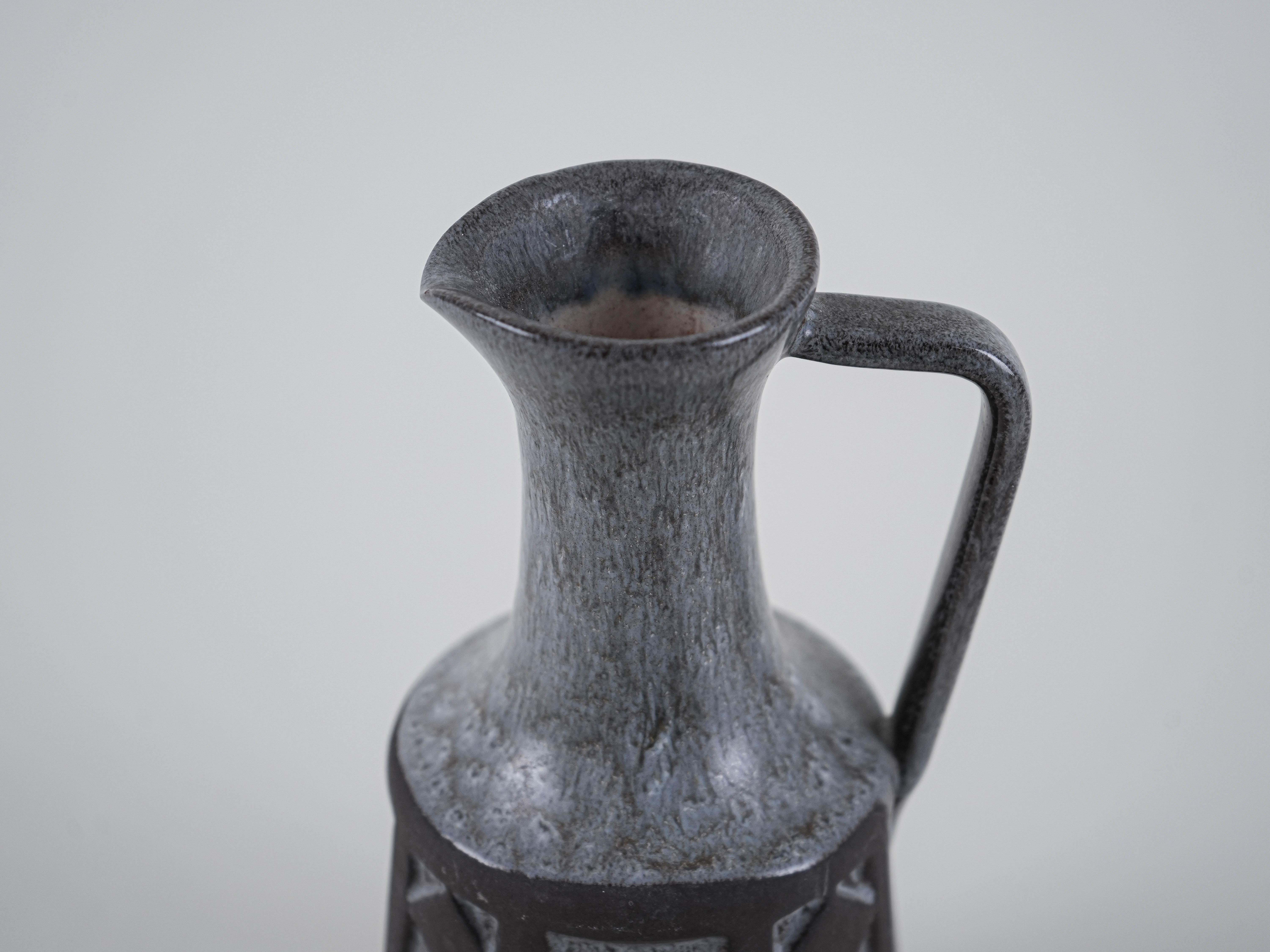 Ceramic vase 1970s Grey