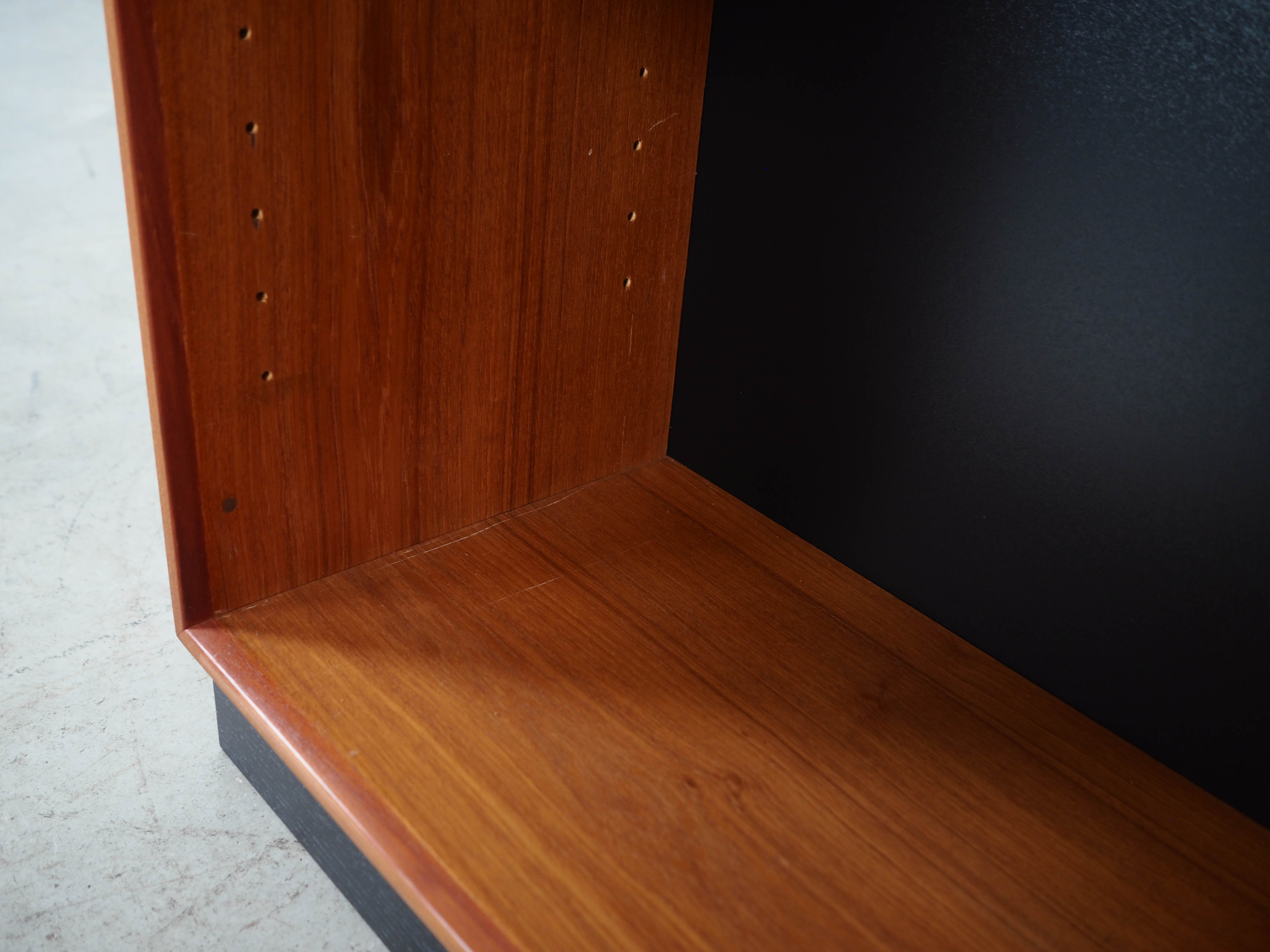 Bücherregal Teakholz 1970er Jahre