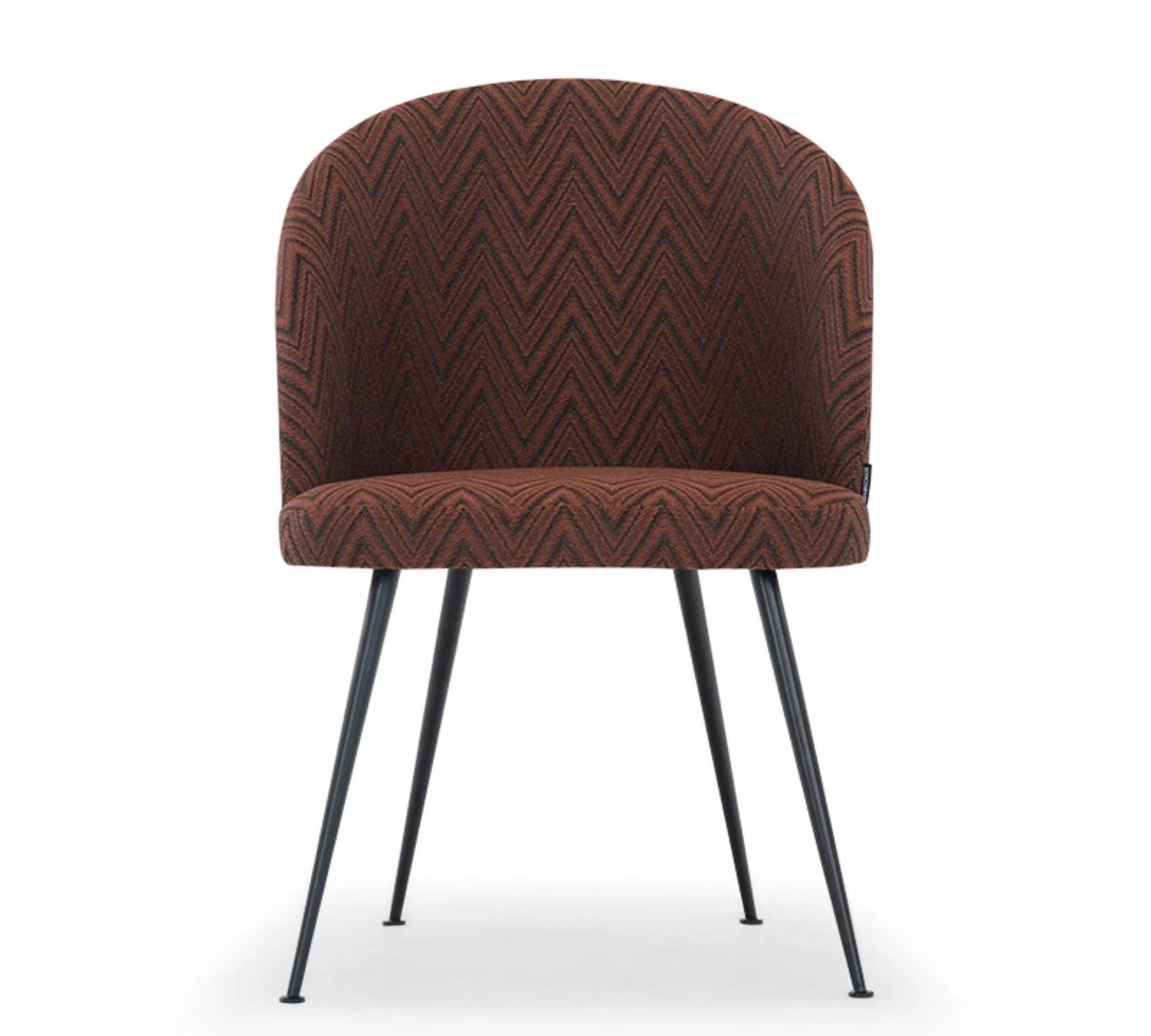 Holly Esszimmerstuhl Danilo Zigzag Burnt Mocca