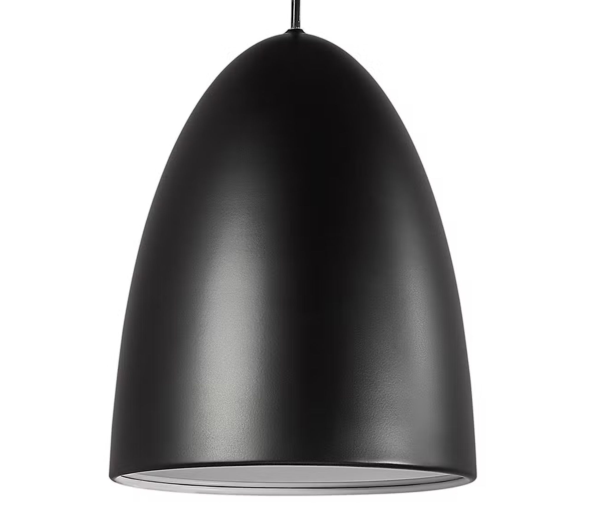 Pendant lamp 1-light steel black