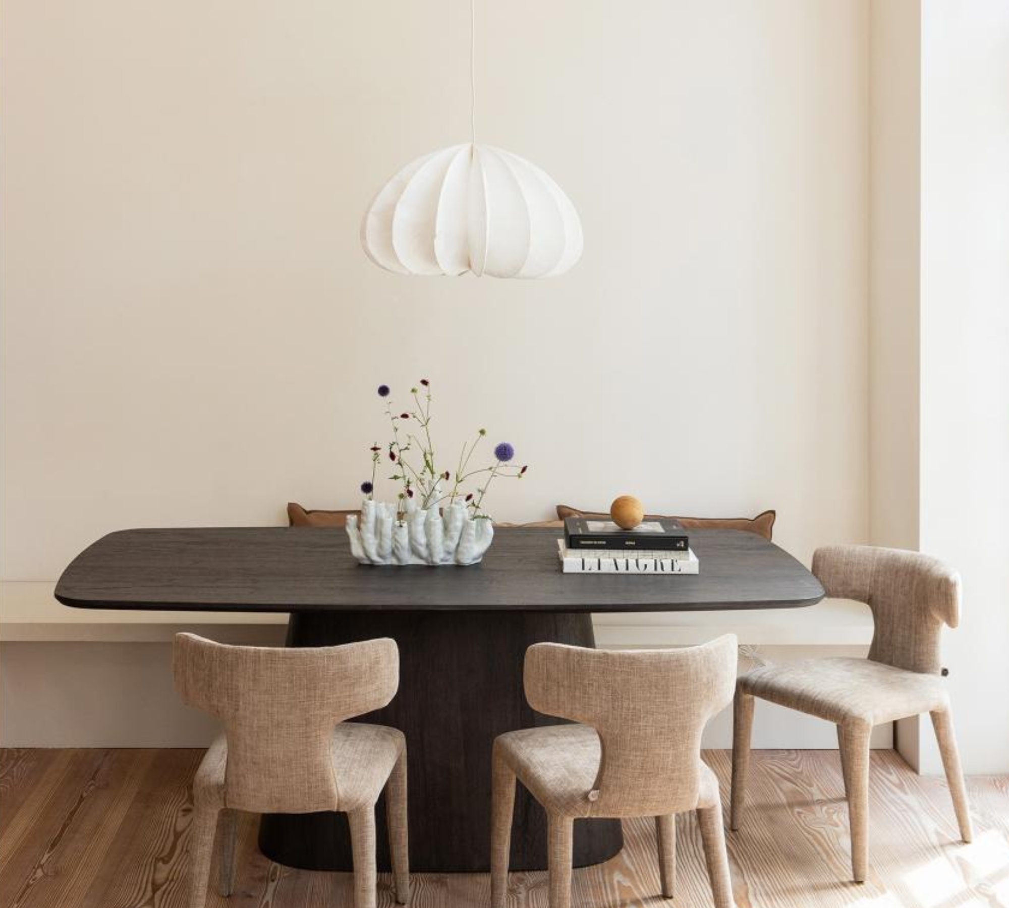 Dalia Pendelleuchte Papier Weiß Ø 60cm