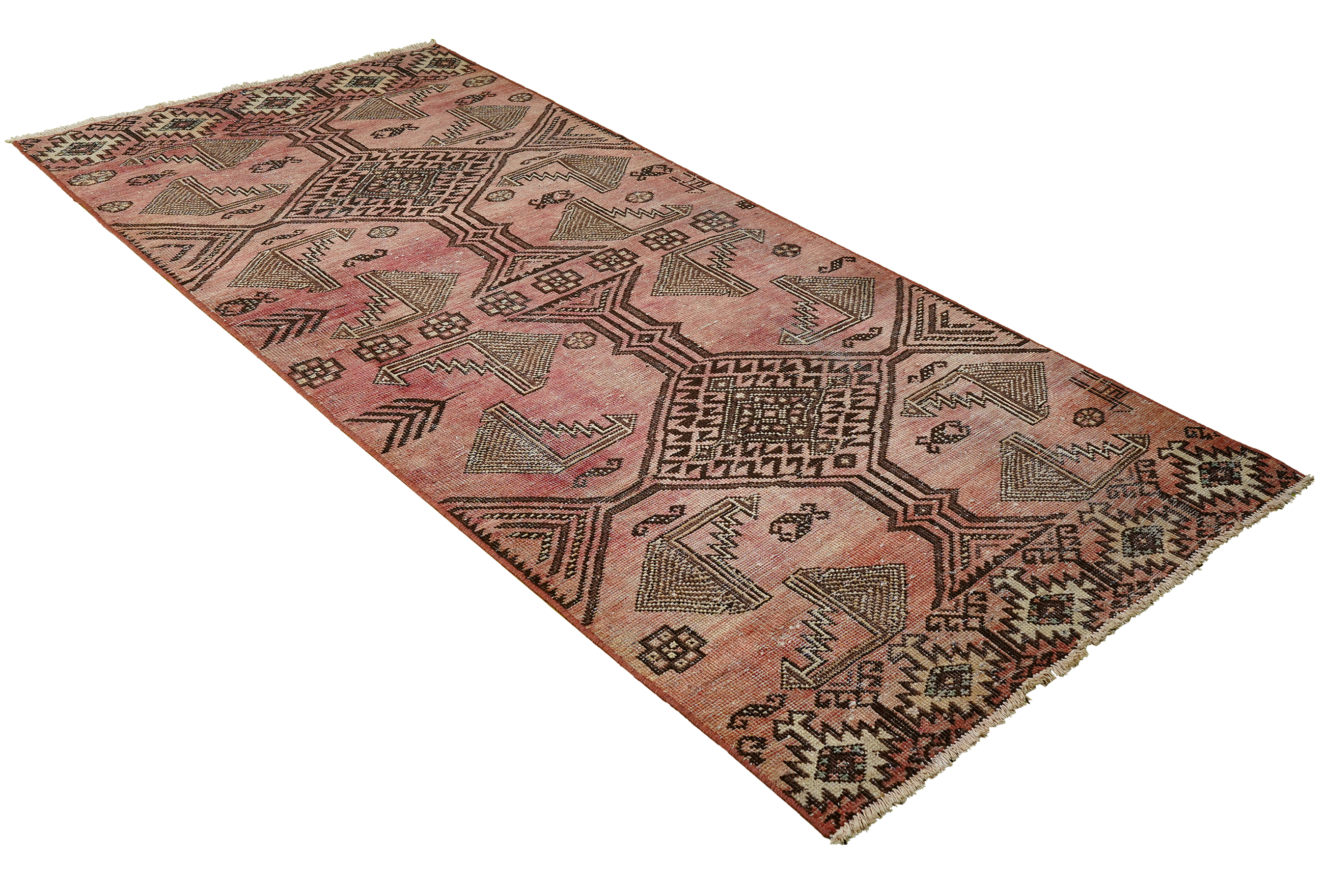 Heritage Teppich Wolle Braun