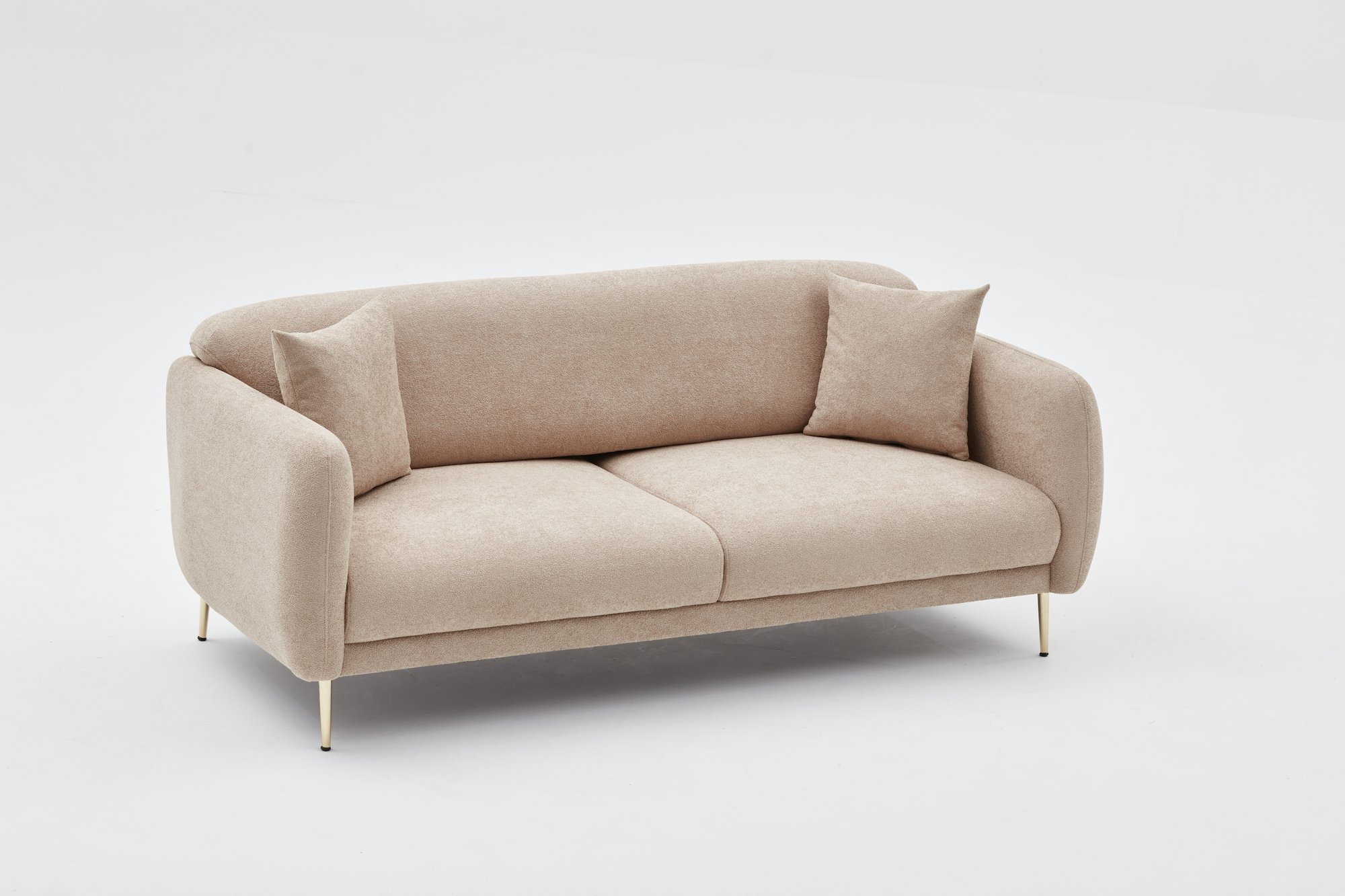 Simena Sofa 3-Sitzer Beige