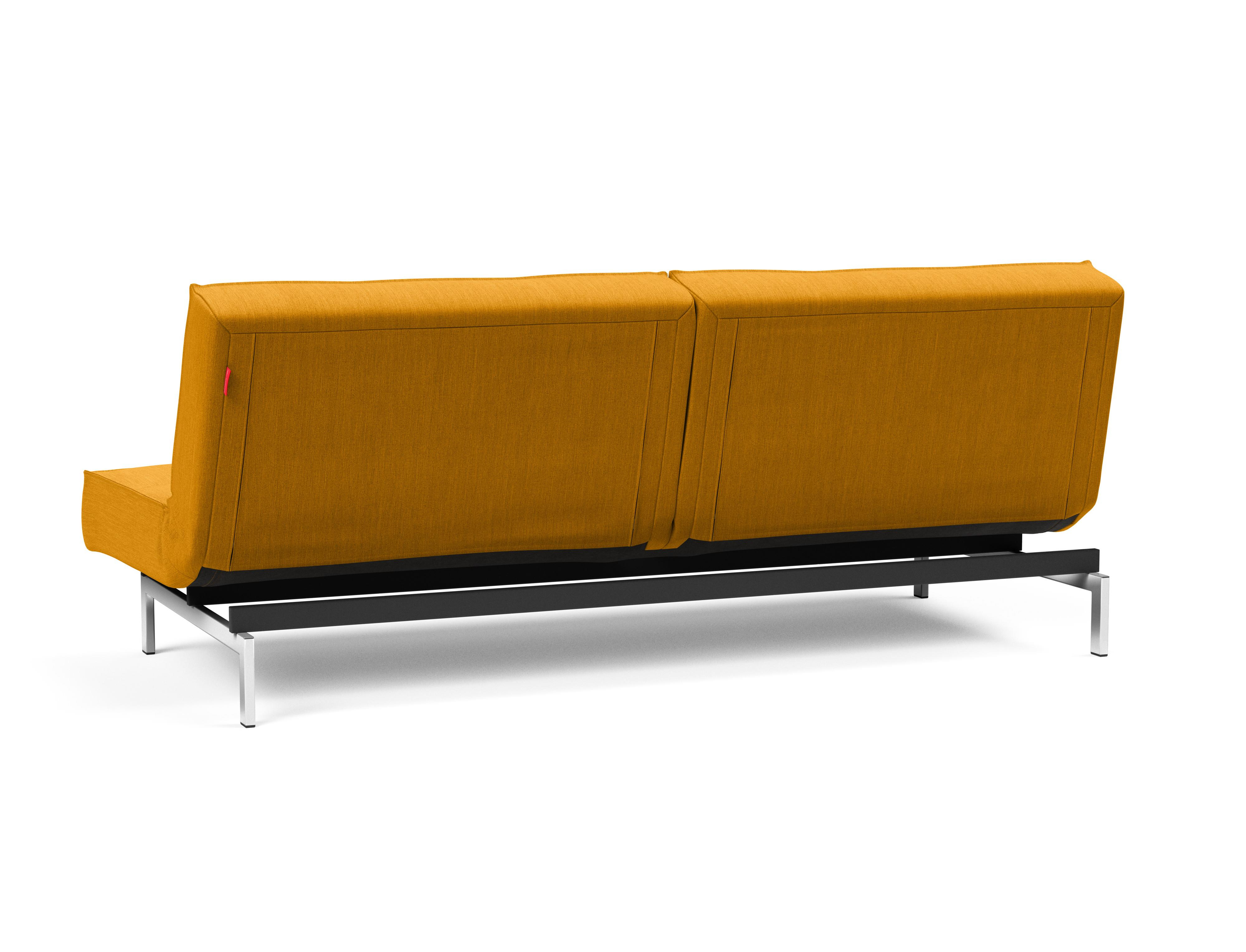 Splitback Schlafsofa Gelb