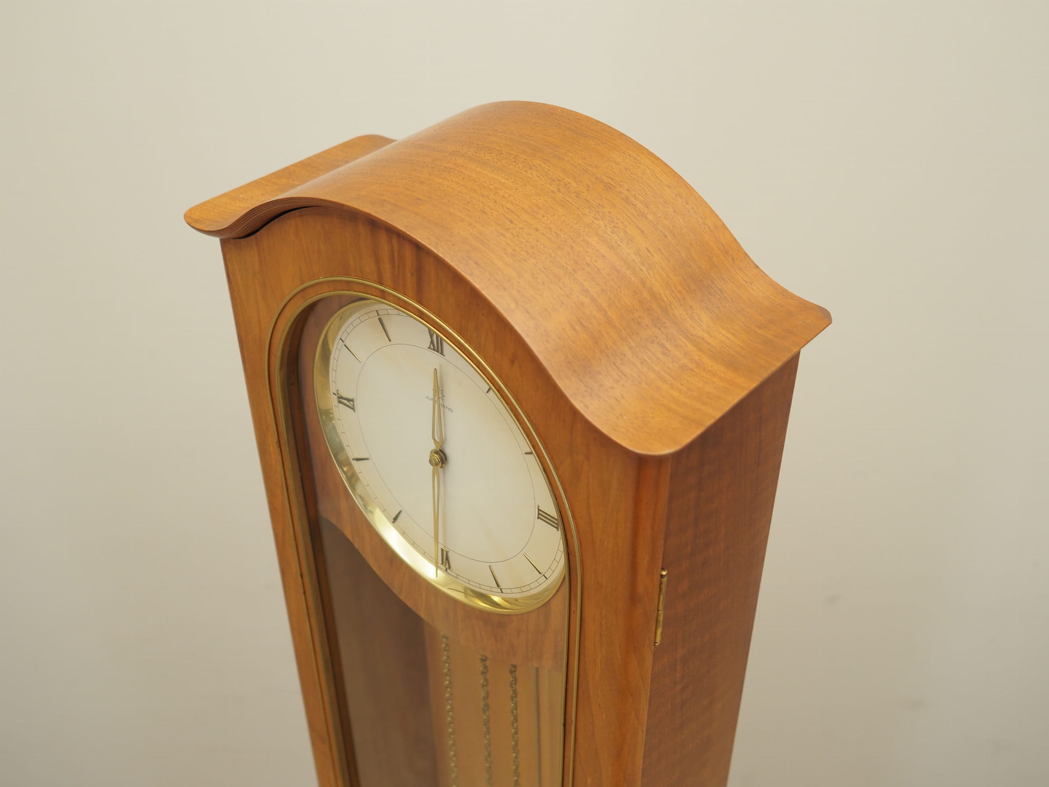 Vintage grandfather clock pine wood