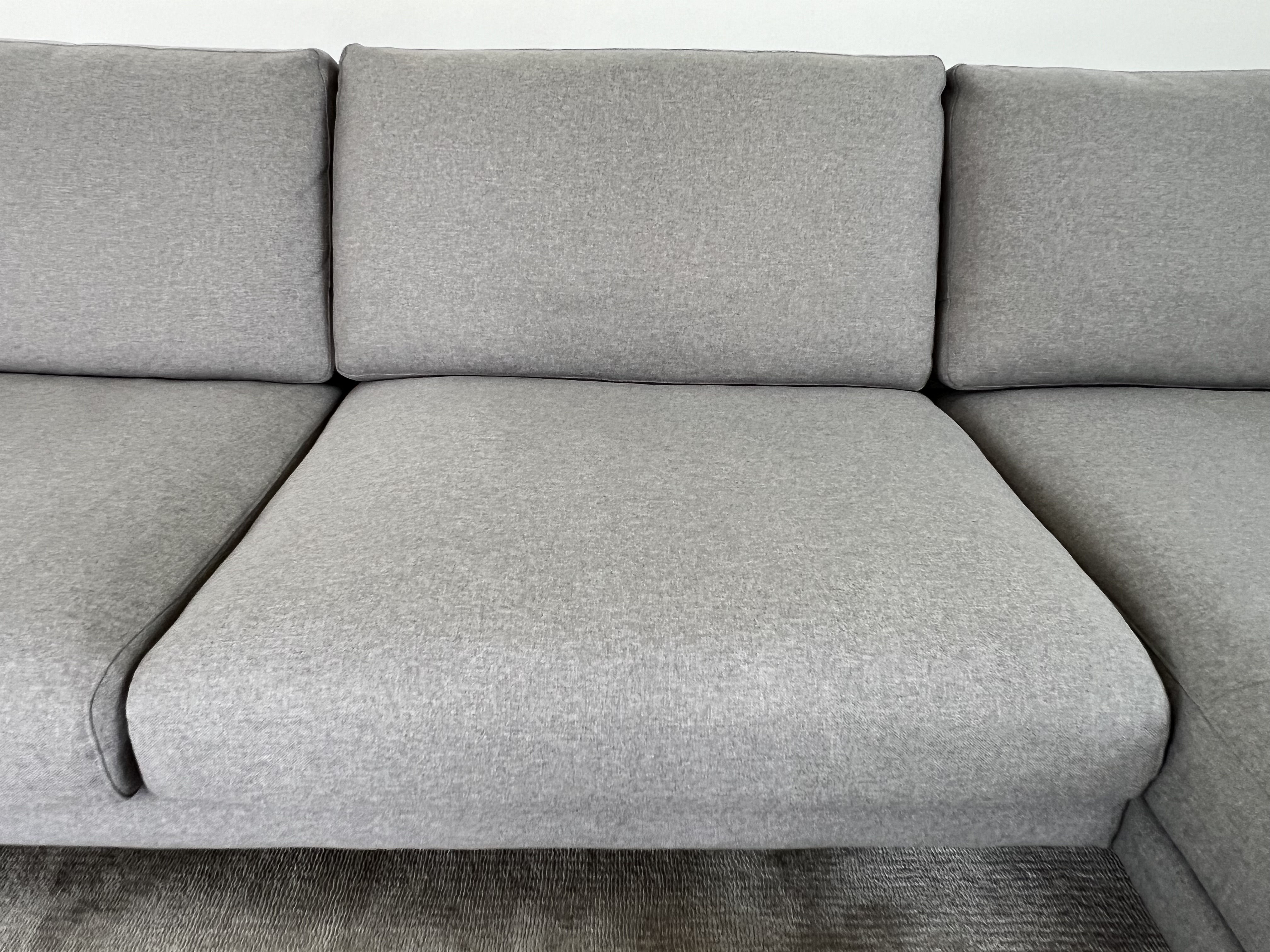 Veneda Sofa 3,5-Sitzer Récamiere Rechts Grau