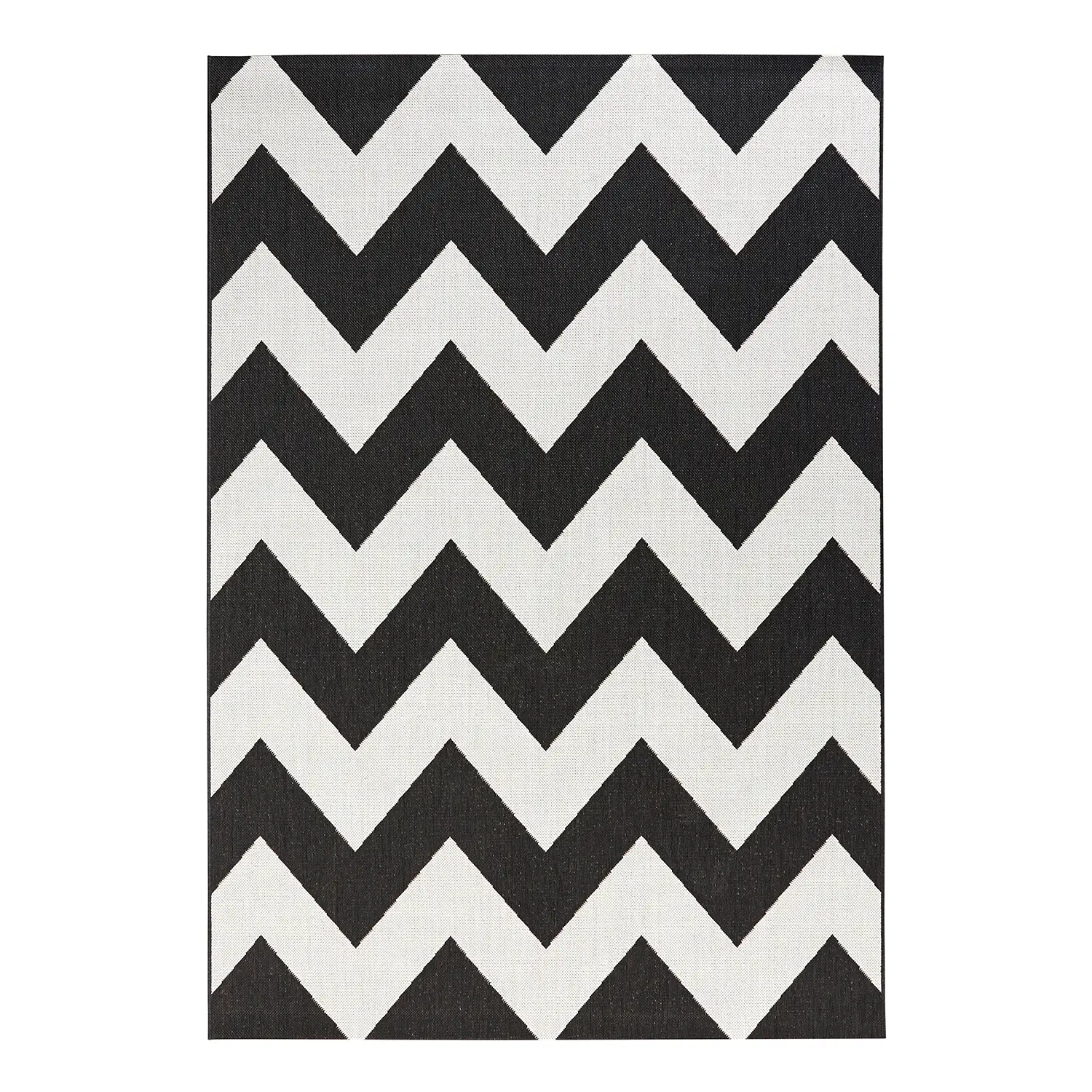 Indoor/outdoor rug Unique synthetic fiber Black 80 x 150 cm