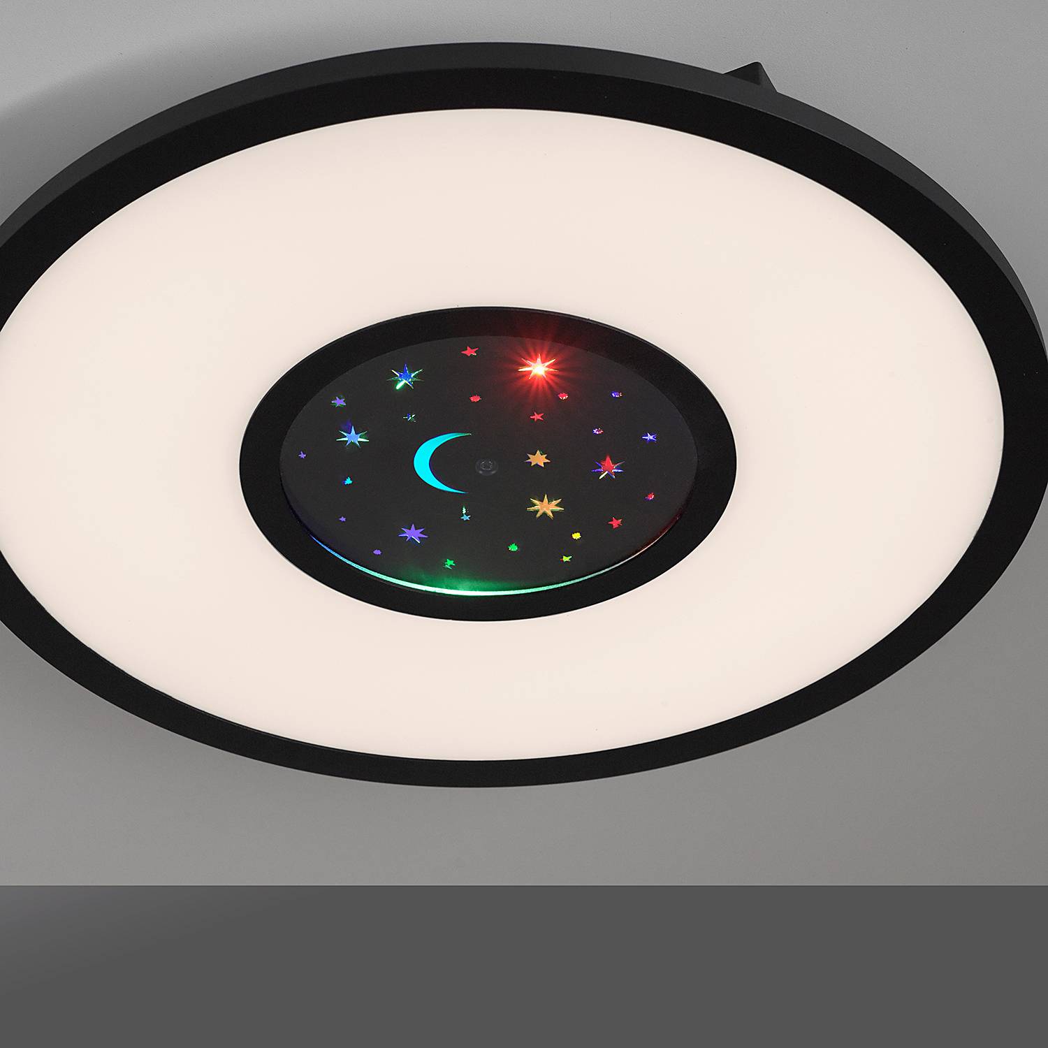 Astro LED ceiling light 2-light polycarbonate iron black