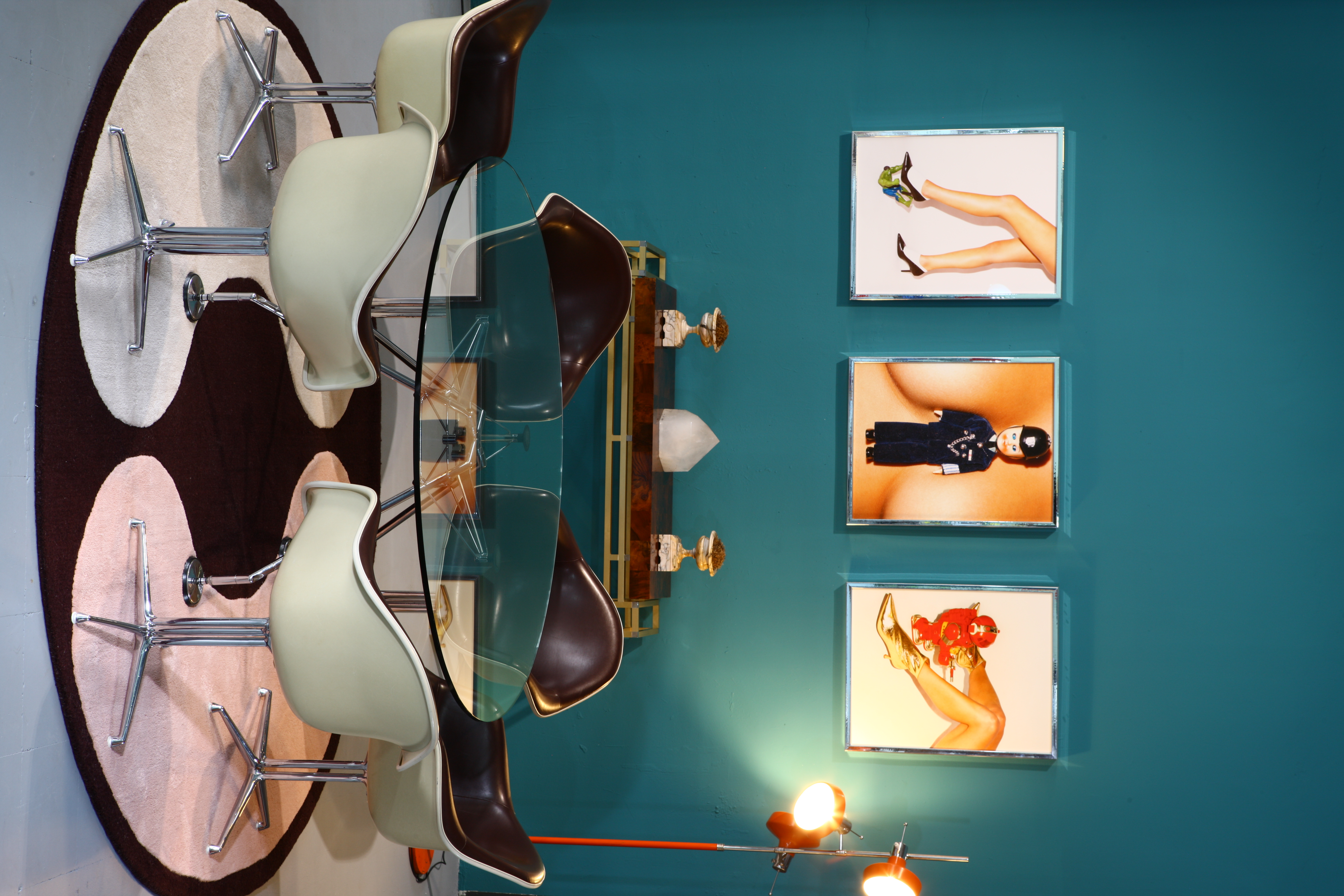 Nomos Dining Table Glass 1986 ø150cm