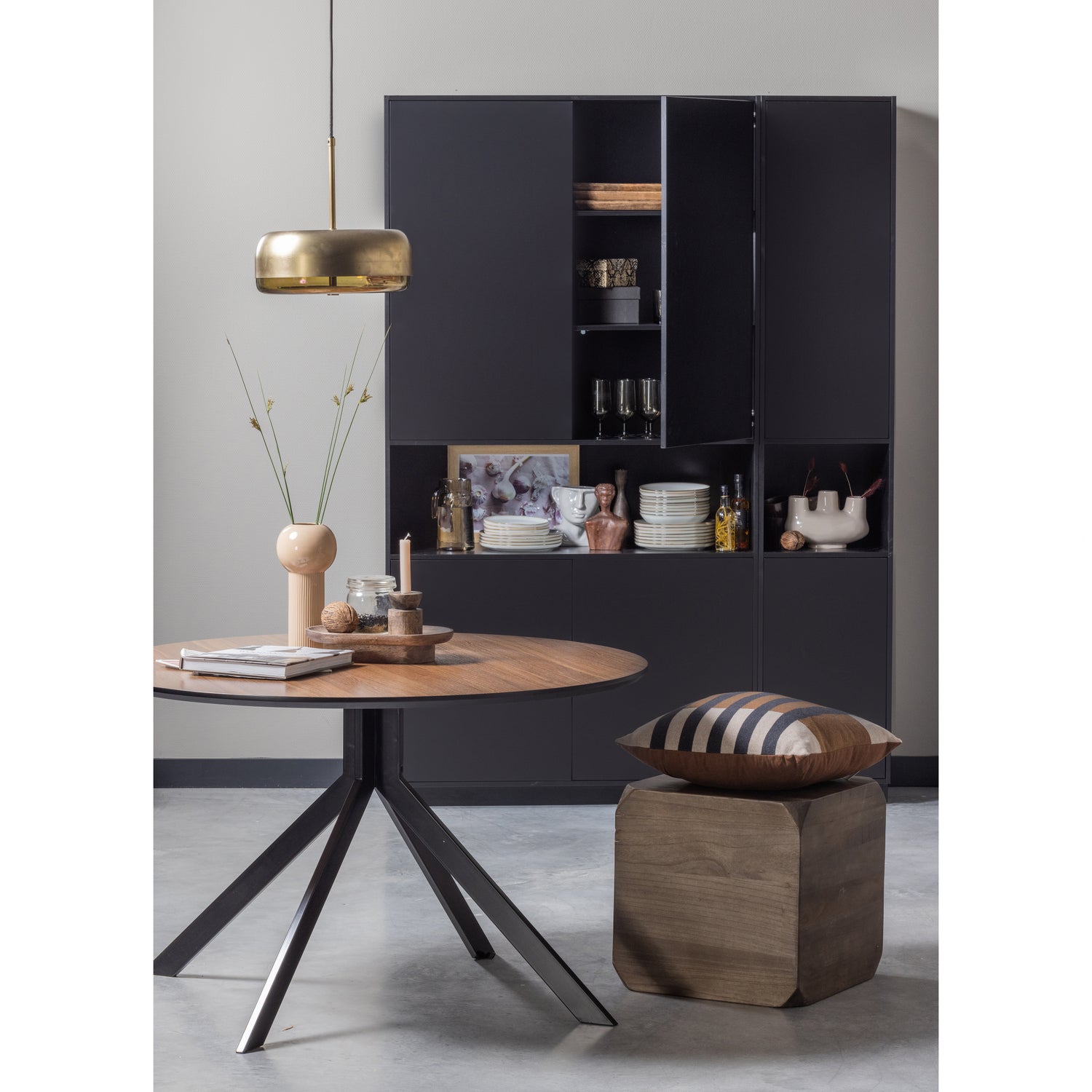 Bruno Esstisch Braun Ø120cm