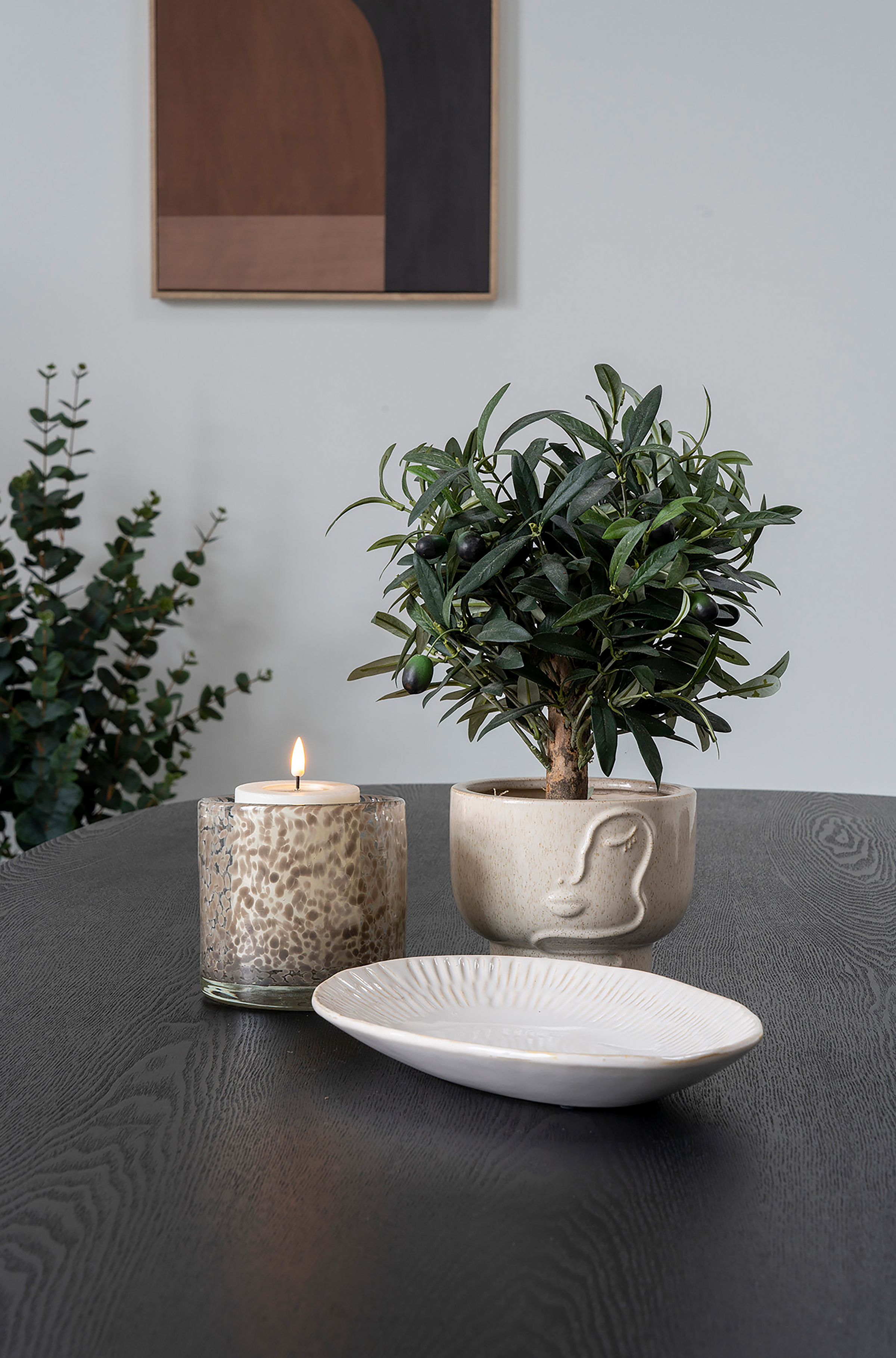 Candle holder Mbean Brown