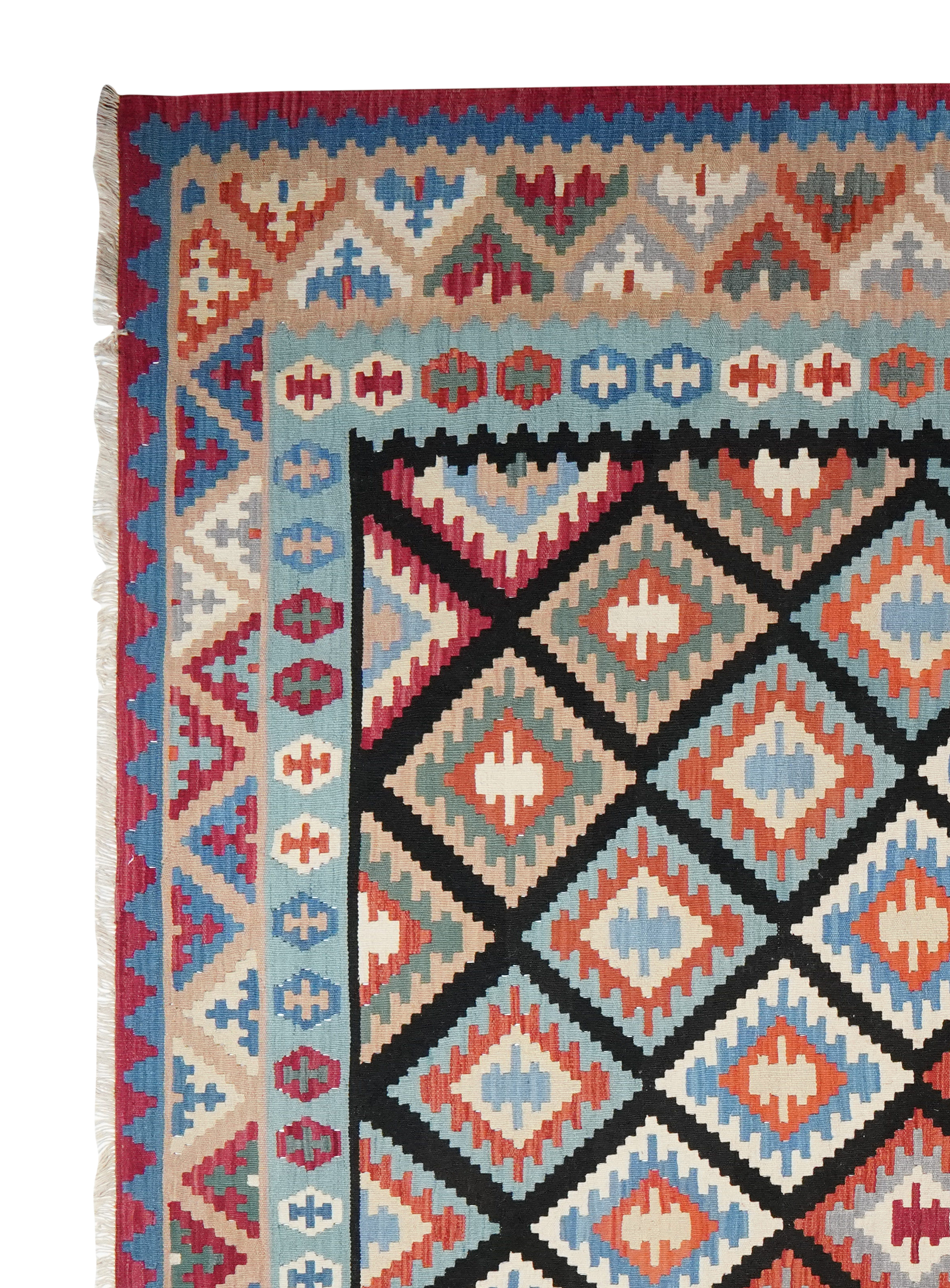 Kilim Gashgai Teppich Mehrfarbig
