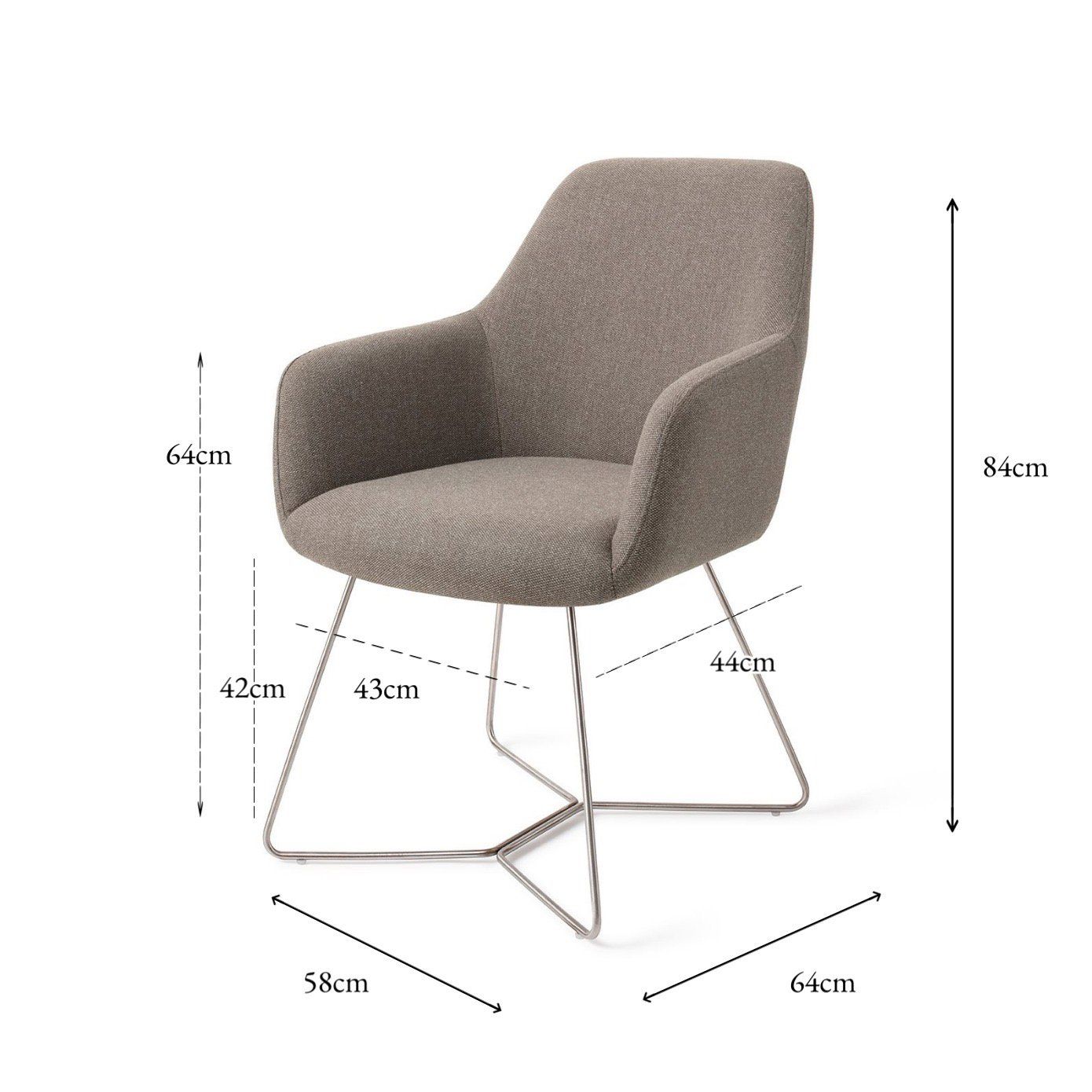 Hiroo Dining chair Foggy Fusion