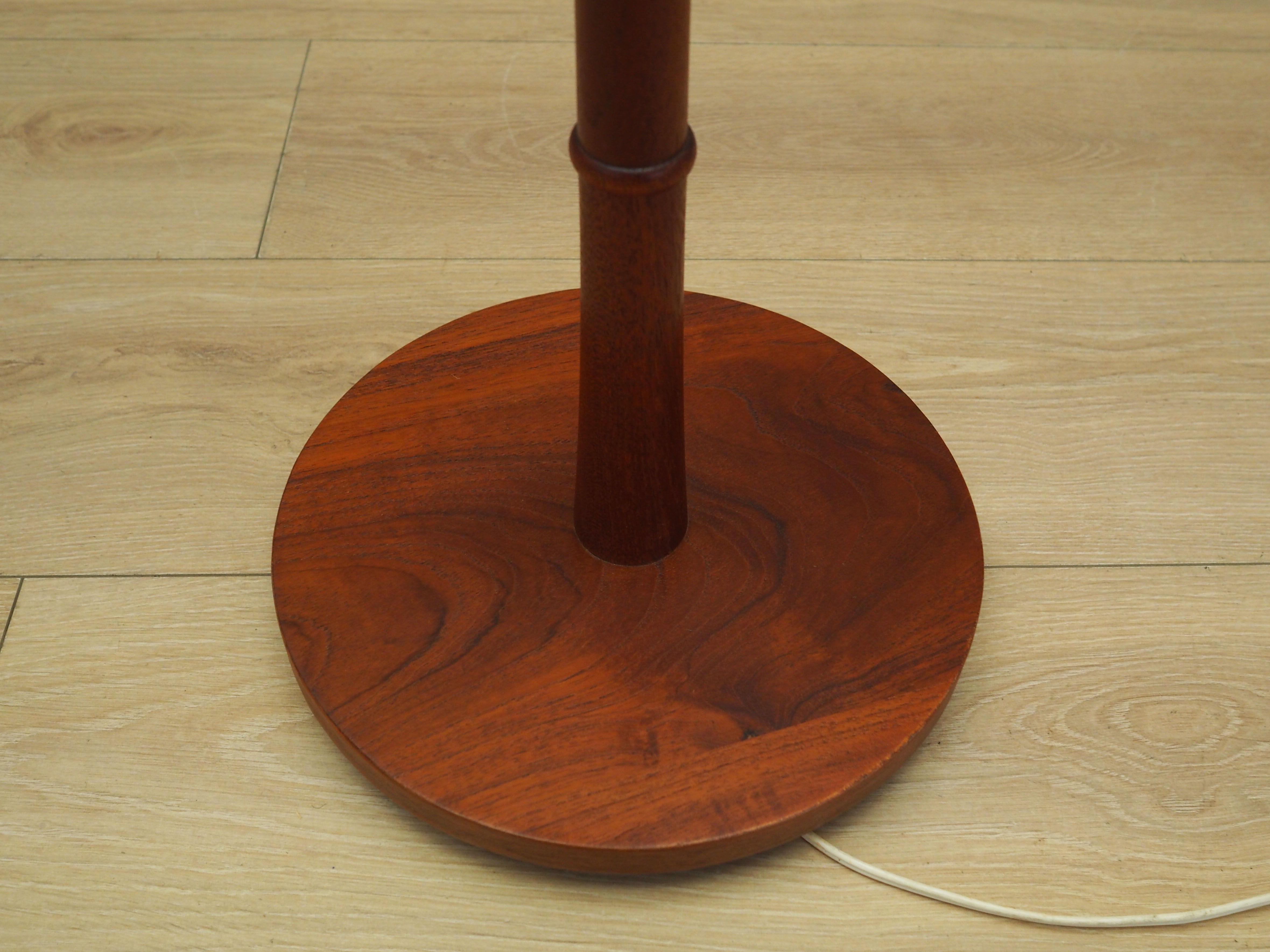 Stehlampe Holz 1970er Jahre