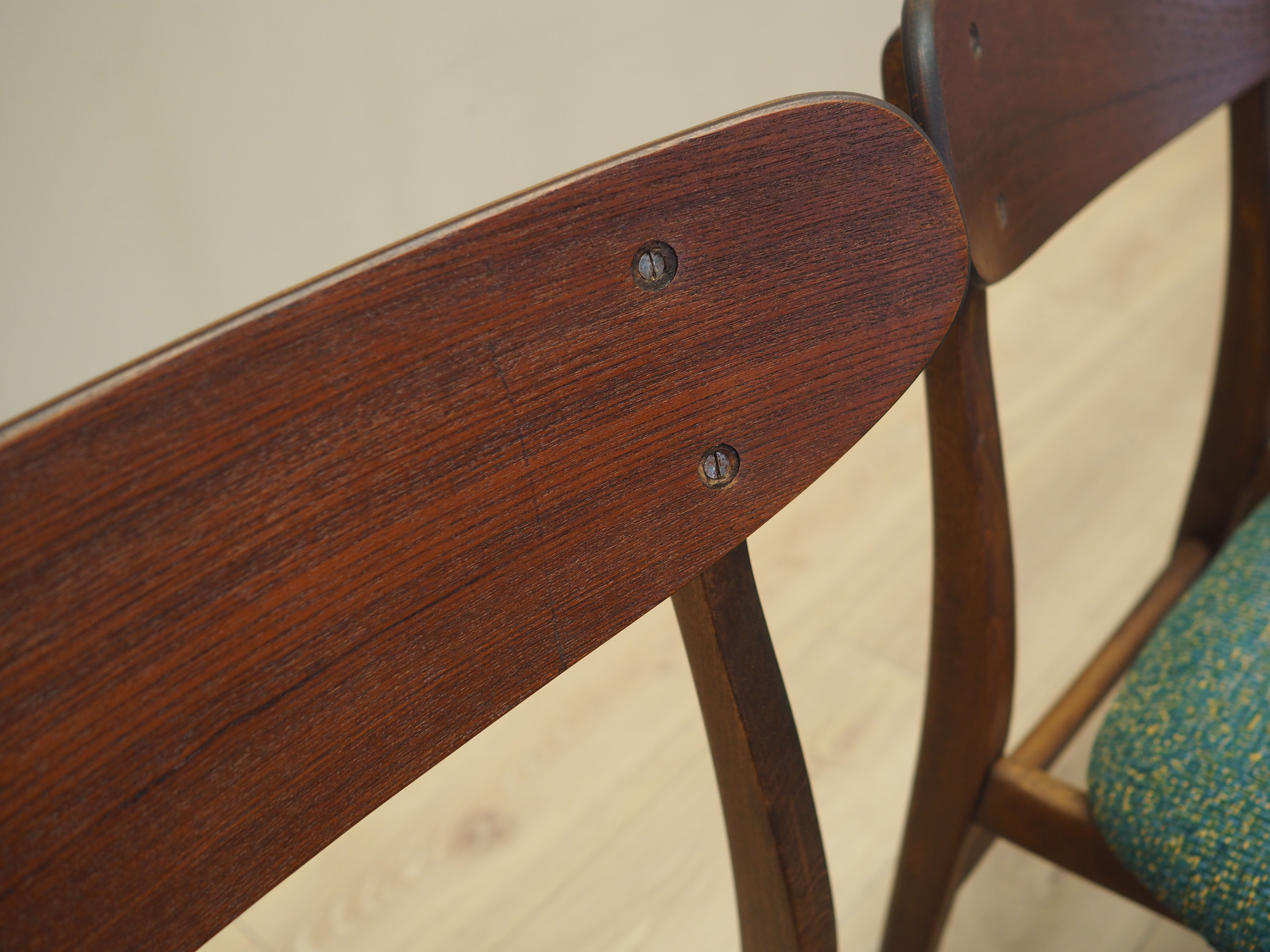 4x Dining chair teak 1970s