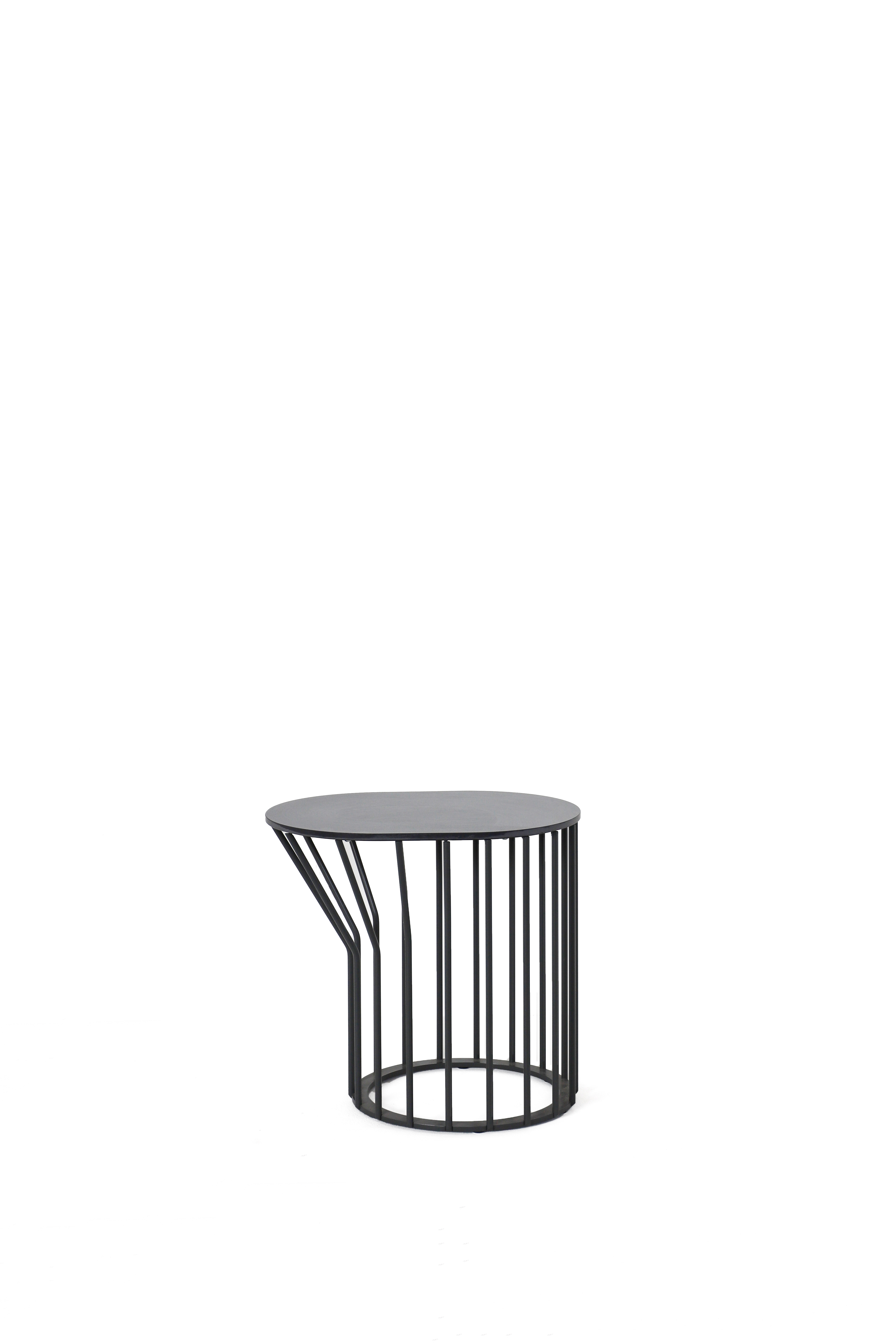 Jump Grey Side Table Metal Grey