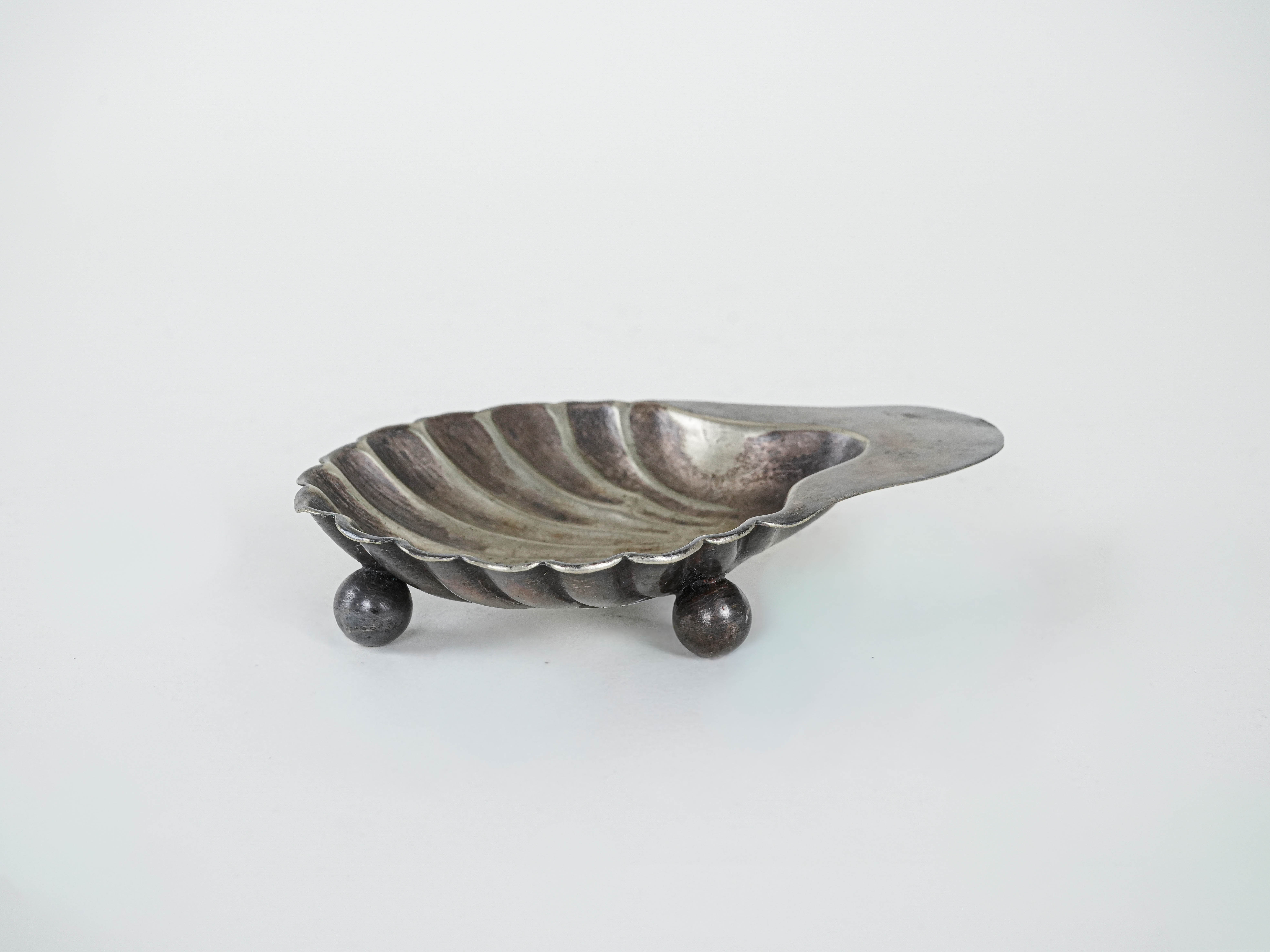 Metallplatte Silber