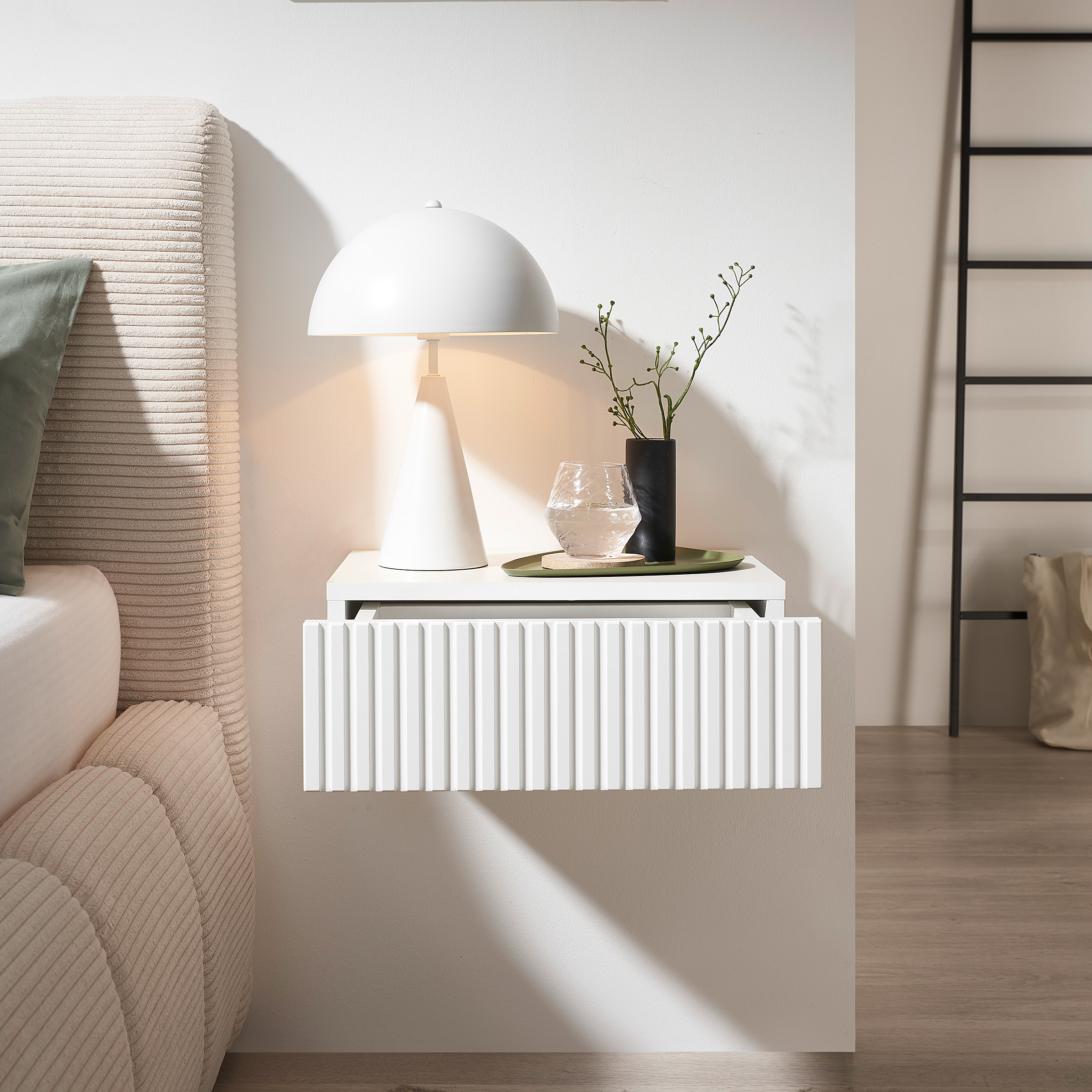 Narella Hänge-Nachtkommode Weiß