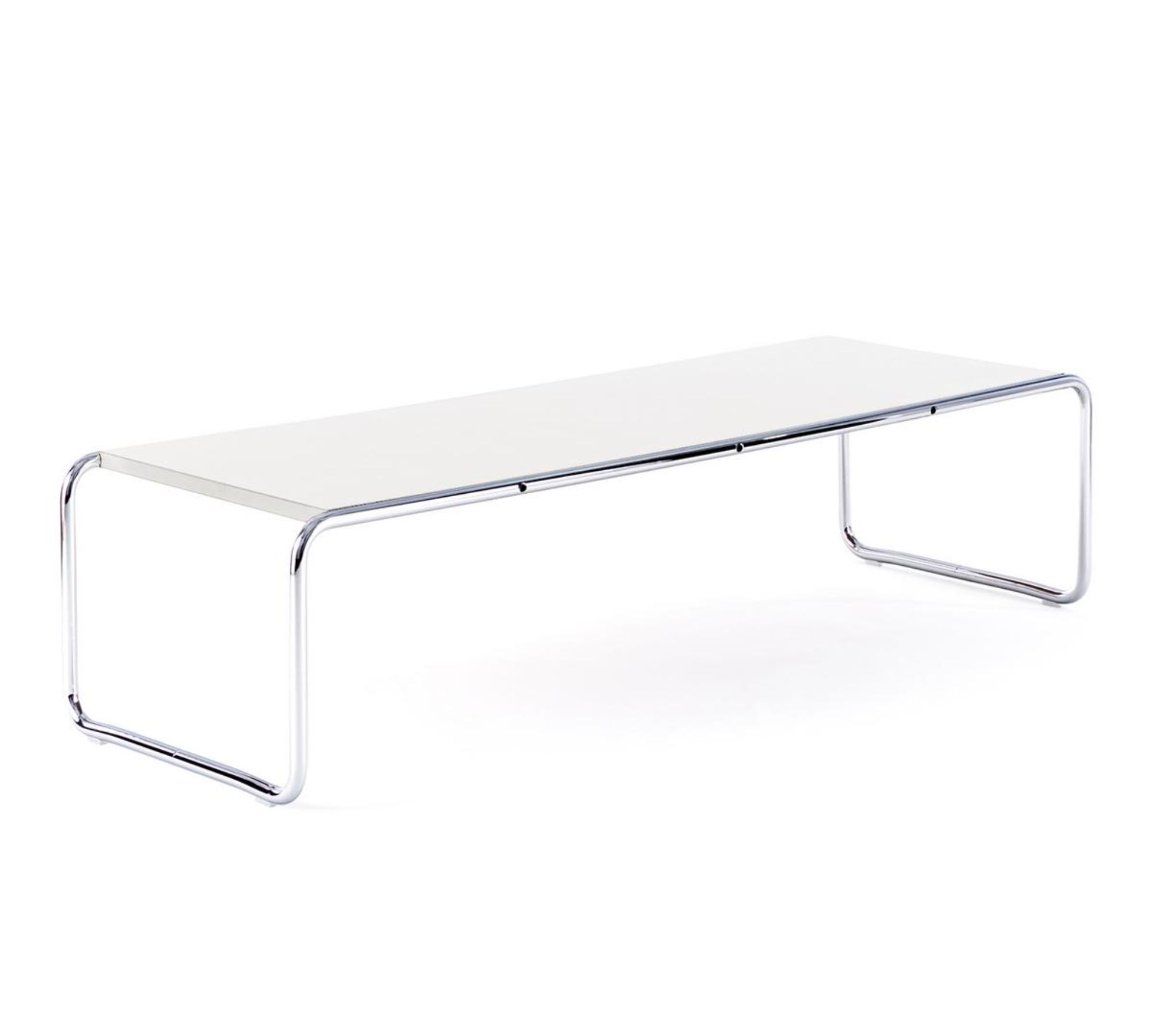 Laccio Tisch Metall Kunststoff Weiß