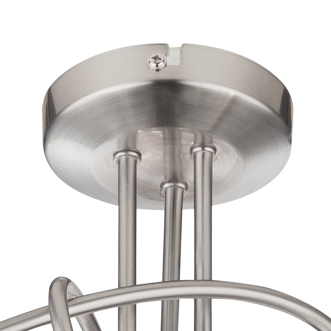 Kris I Ceiling lamp Crystal glass Iron 3-flame