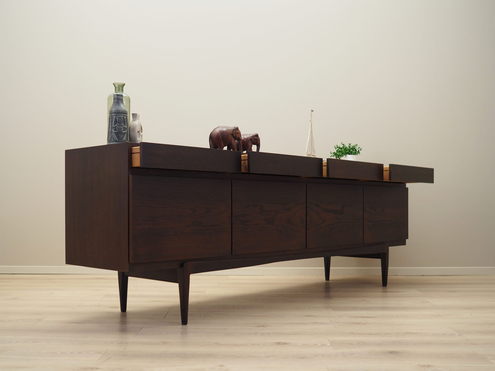 Sideboard Holz Braun 1970er Jahre