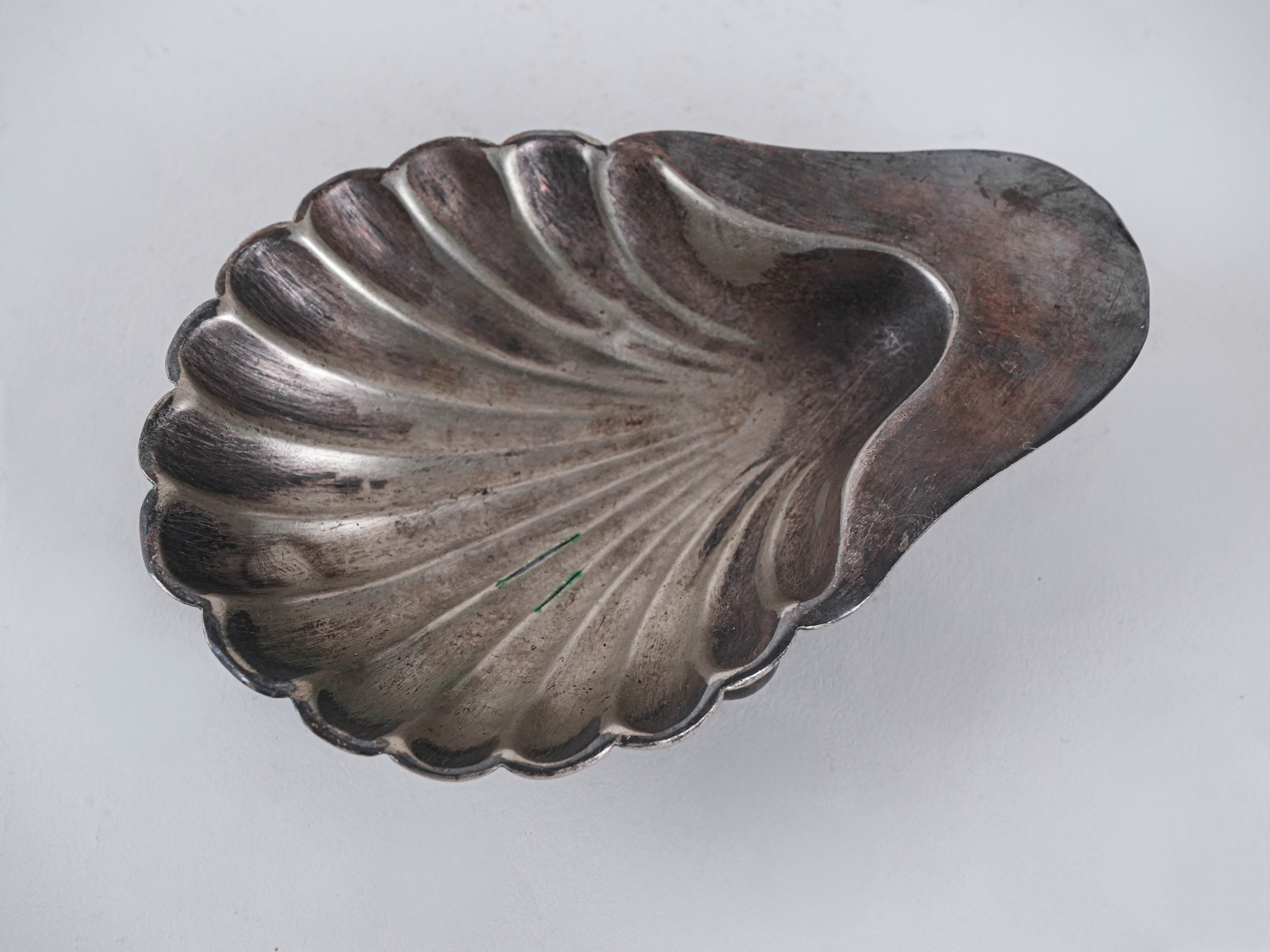 Metallplatte Silber