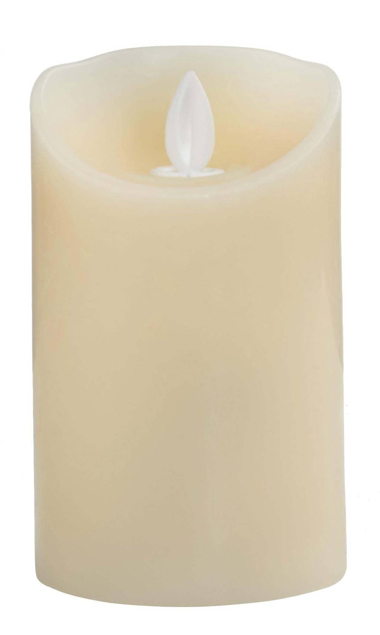 LED Kerze GLOWING FLAME Wachs / Polypropylen Höhe: 13 cm