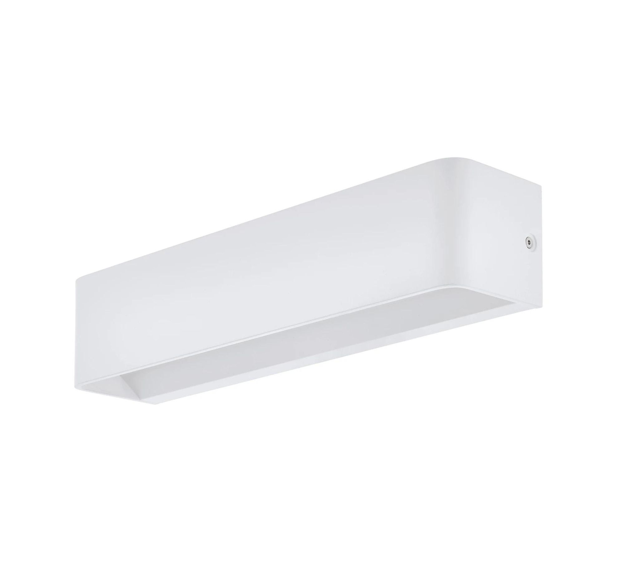 LED Wandleuchte 1-flammig Aluminium Weiß