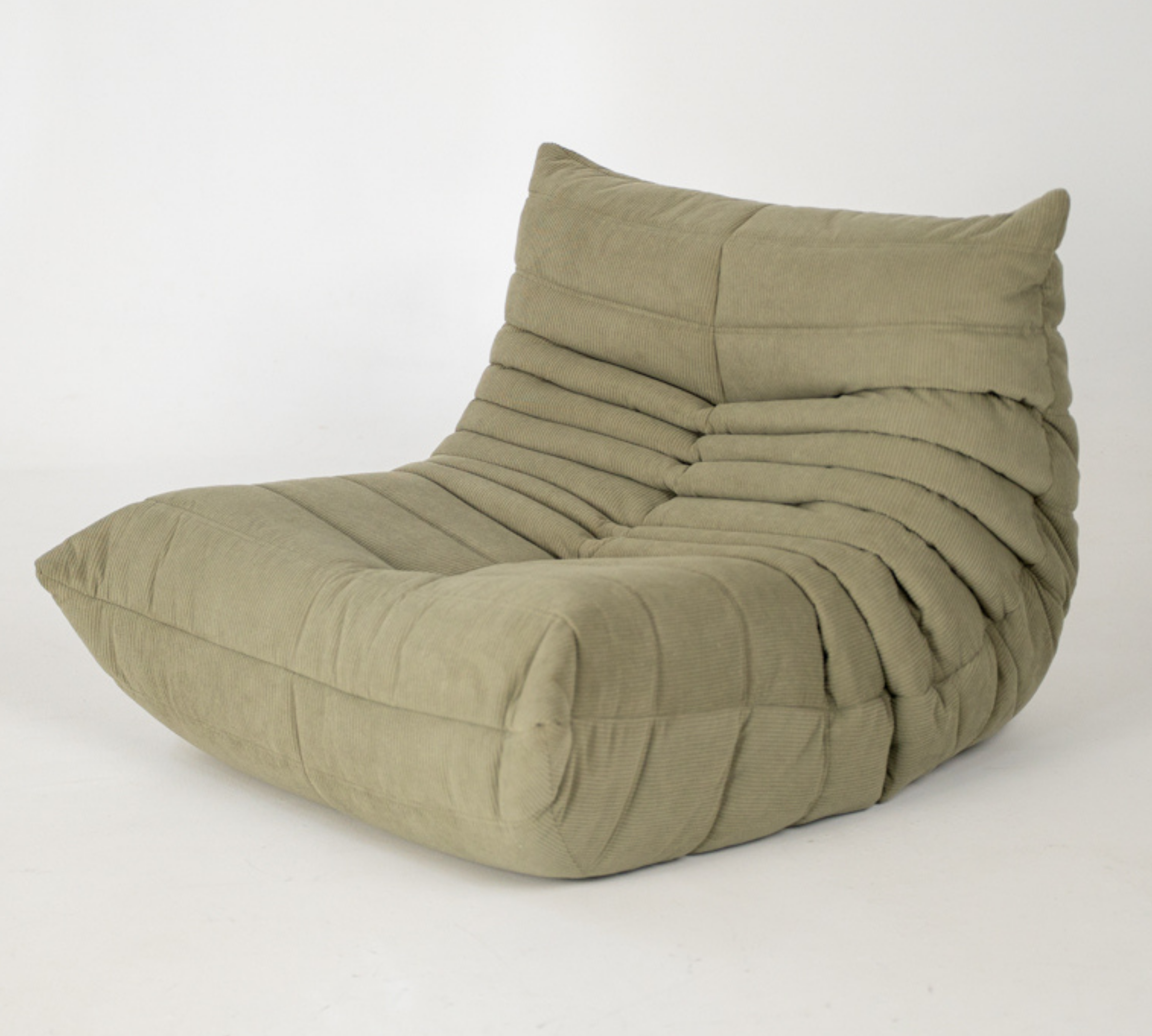 Togo Sessel Cord Salbeigrün