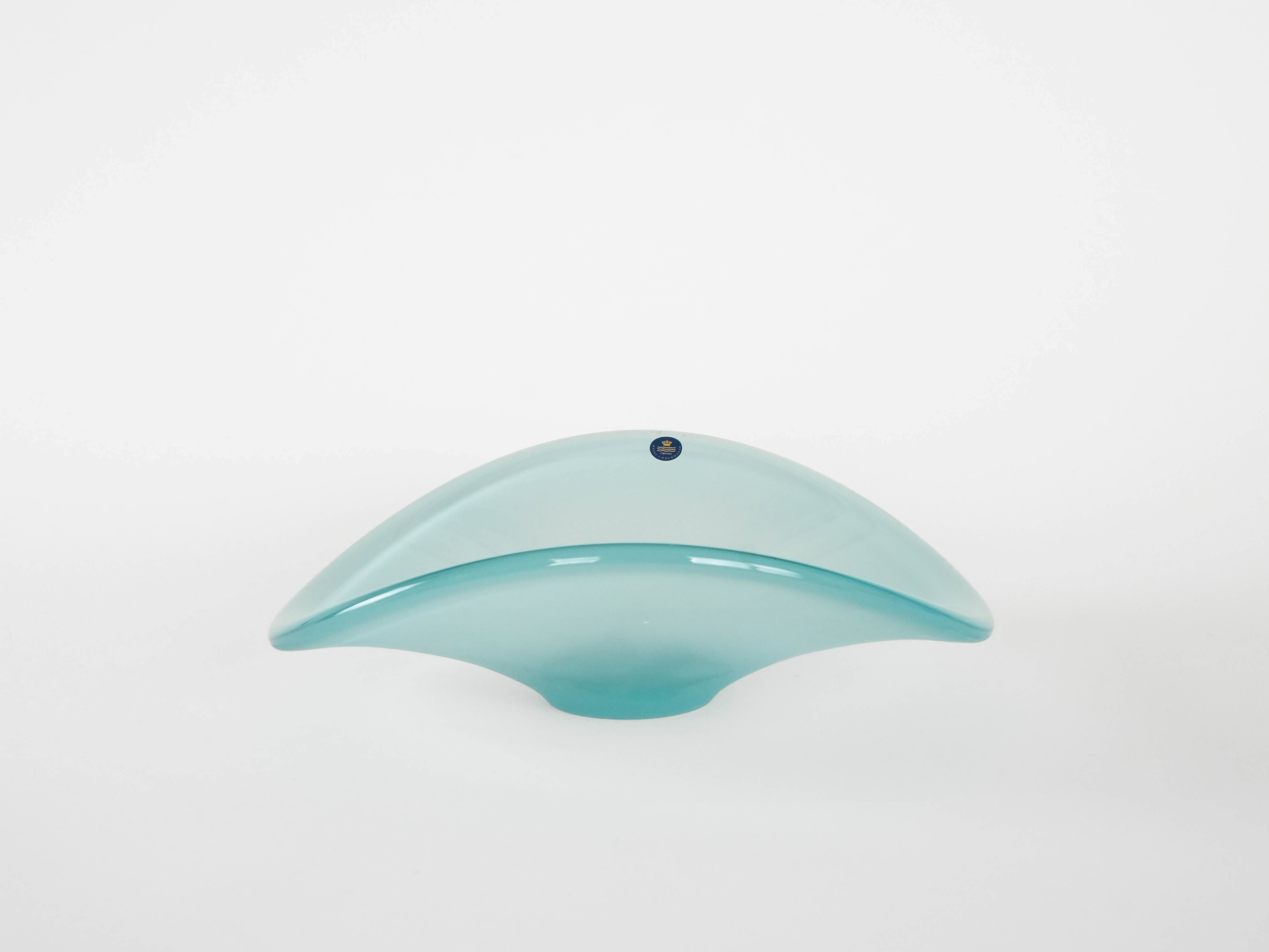 Crystal plate Blue 1960s