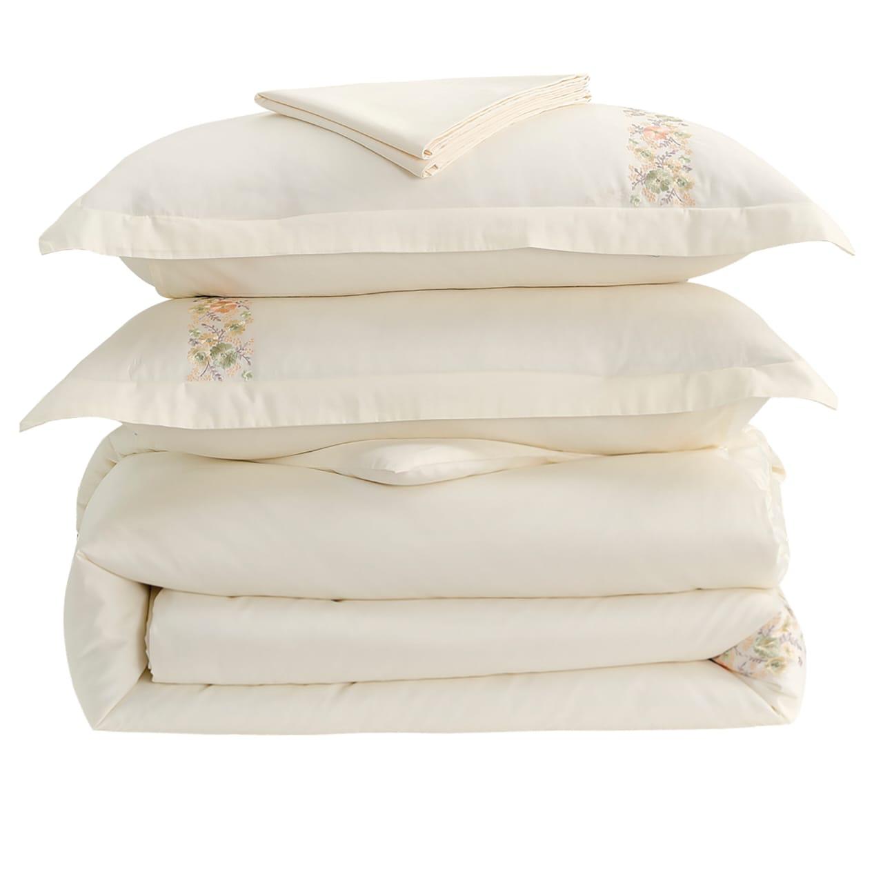 Bed linen set Cotton Cream white 220x240cm