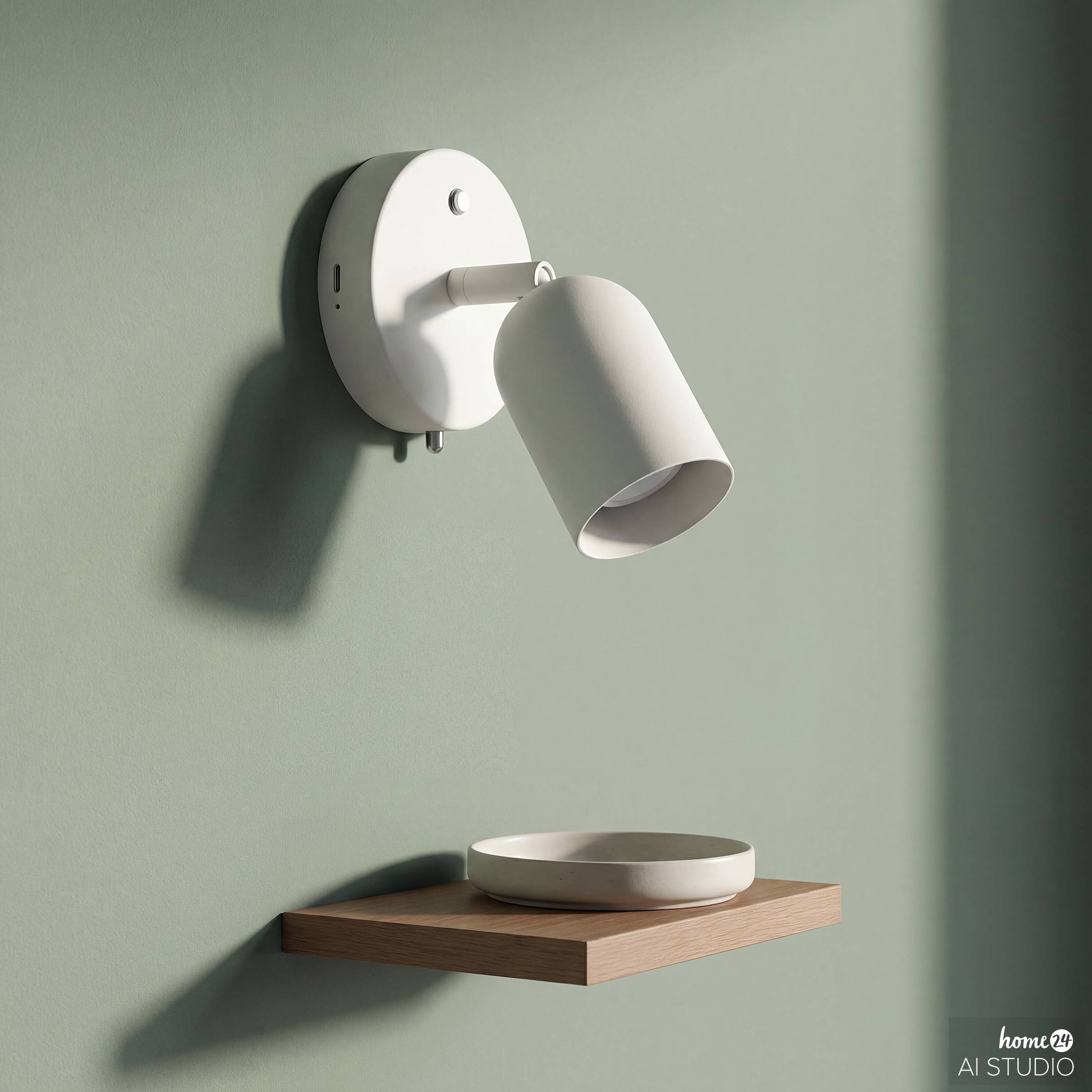 DINA Akku-Wandleuchte 3-Stufen-Dimmer Beige