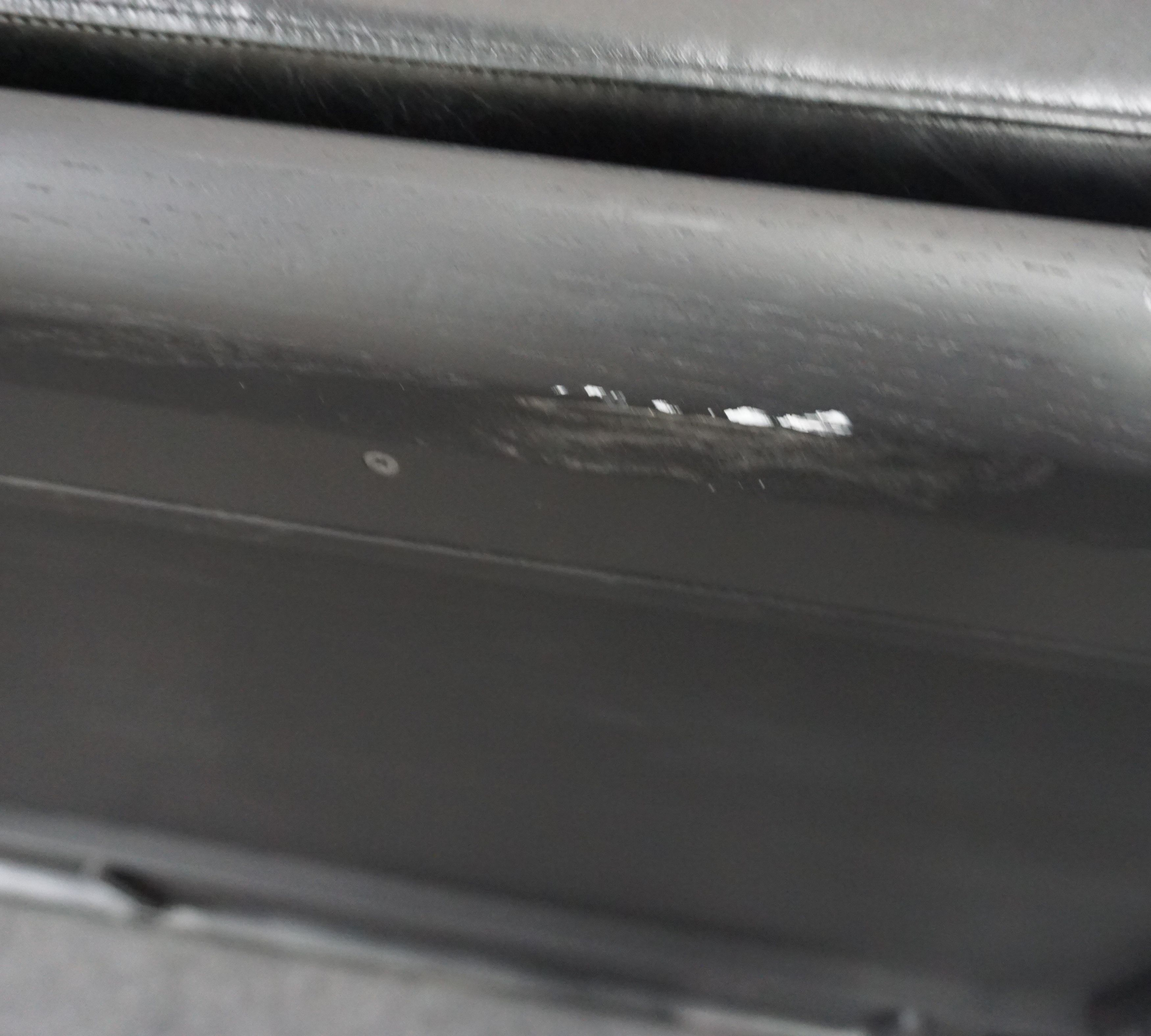 UTILITY 3-Sitzer Sofa Leder Schwarz