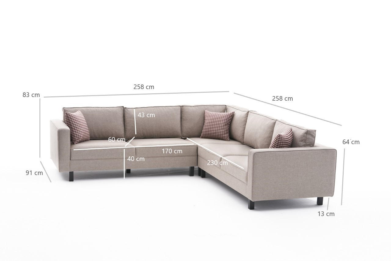 Kale Ecksofa 4-Sitzer Creme