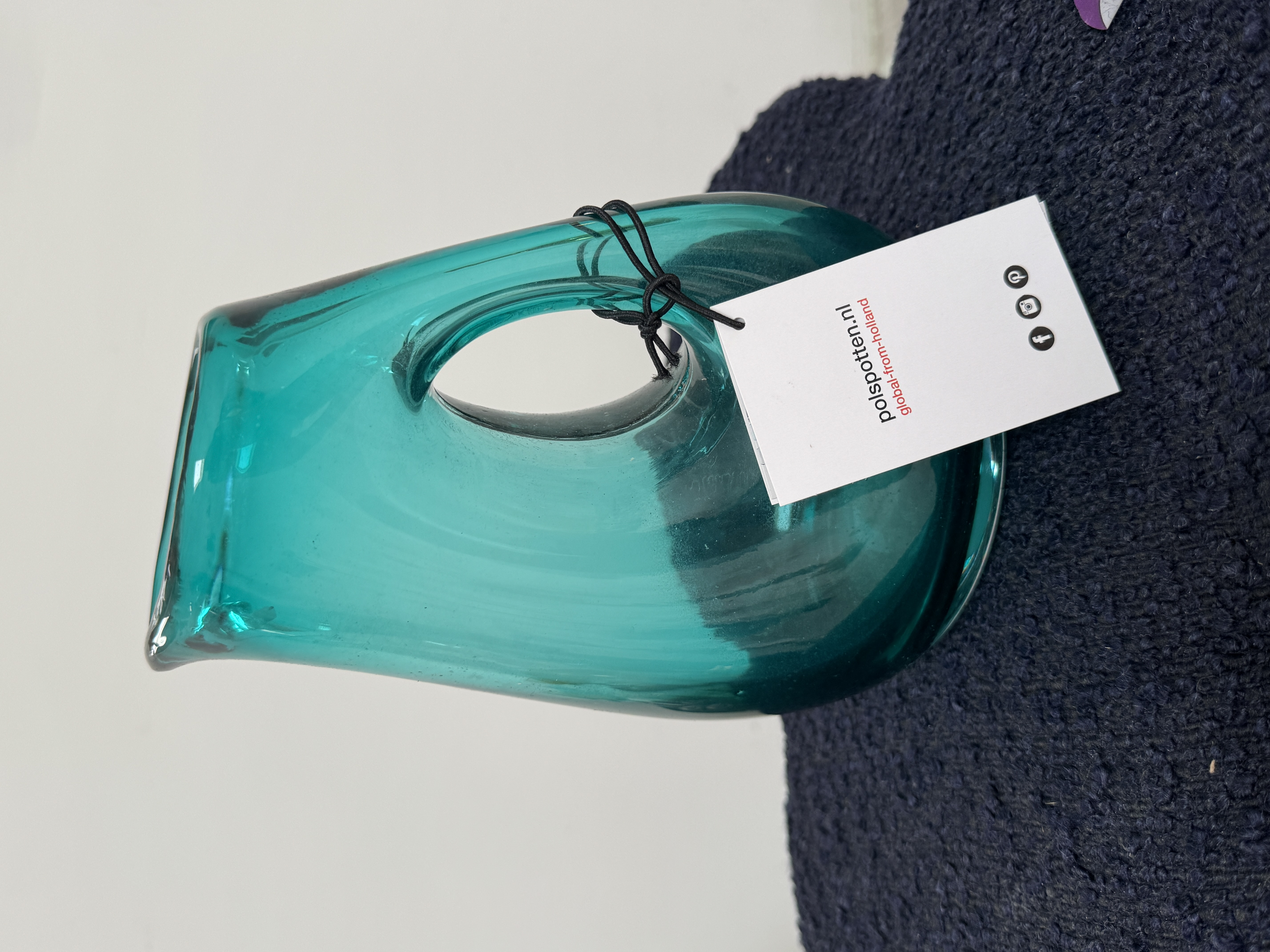 Pitcher with hole Glass Green