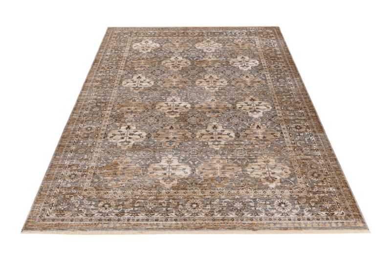 Laos Teppich Silber 200 x 285 cm