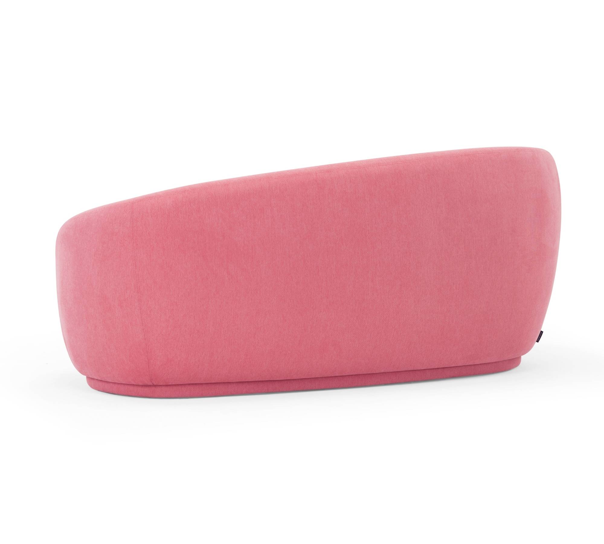 Rose Sofa 2,5-Sitzer Firenze Bubble Gum