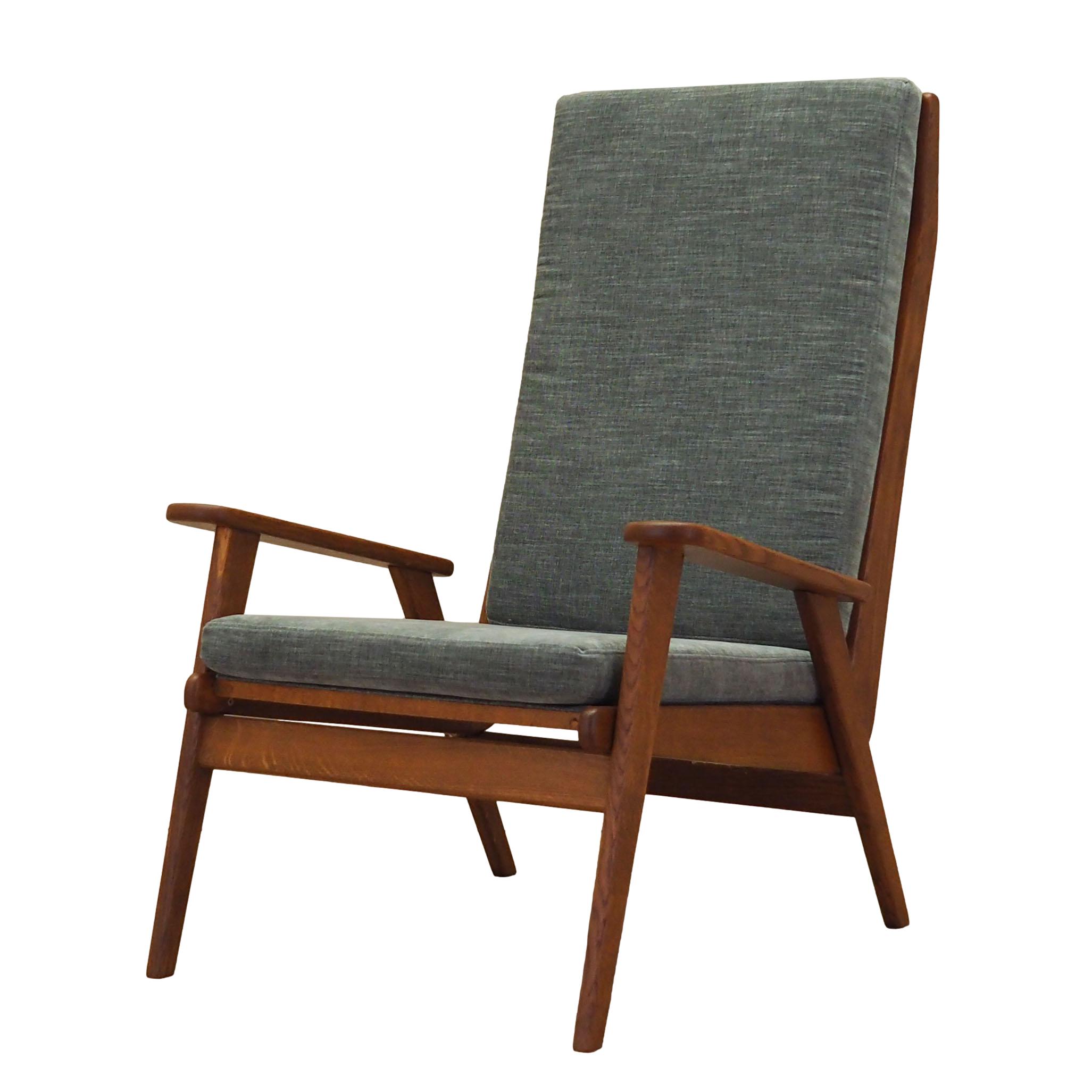 Poltrona in rovere anni '70